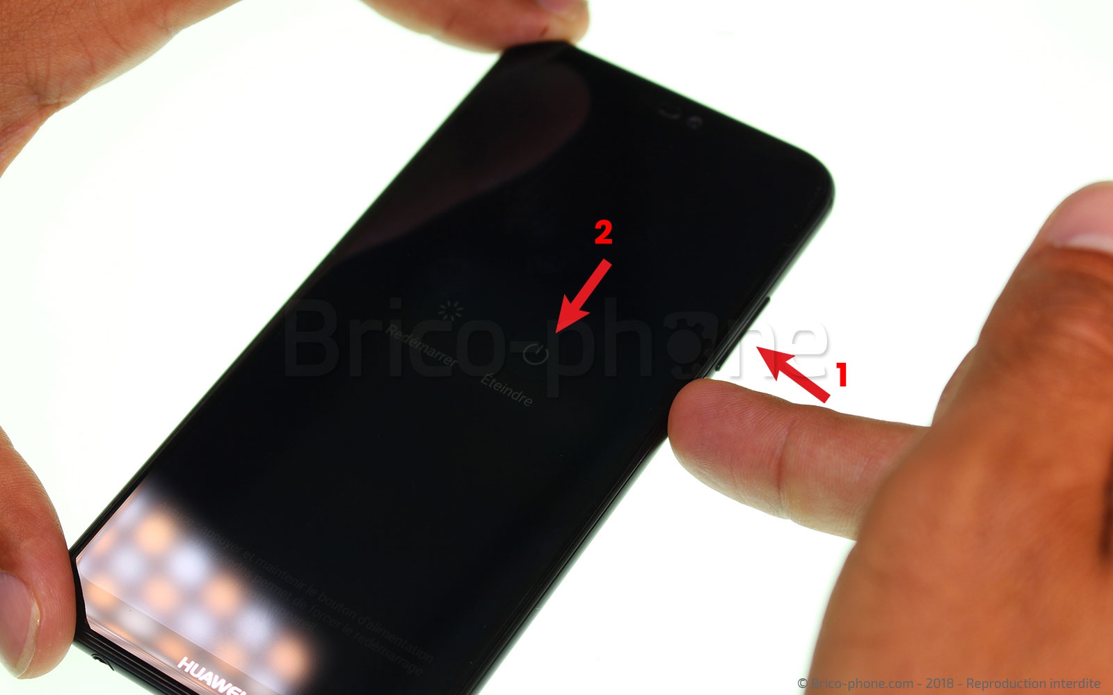 Changement du connecteur de charge et prise Jack sur P20 lite photo 1