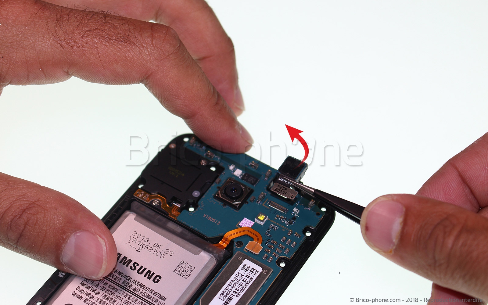 Changement de caméra avant sur Galaxy A6 2018 photo 2