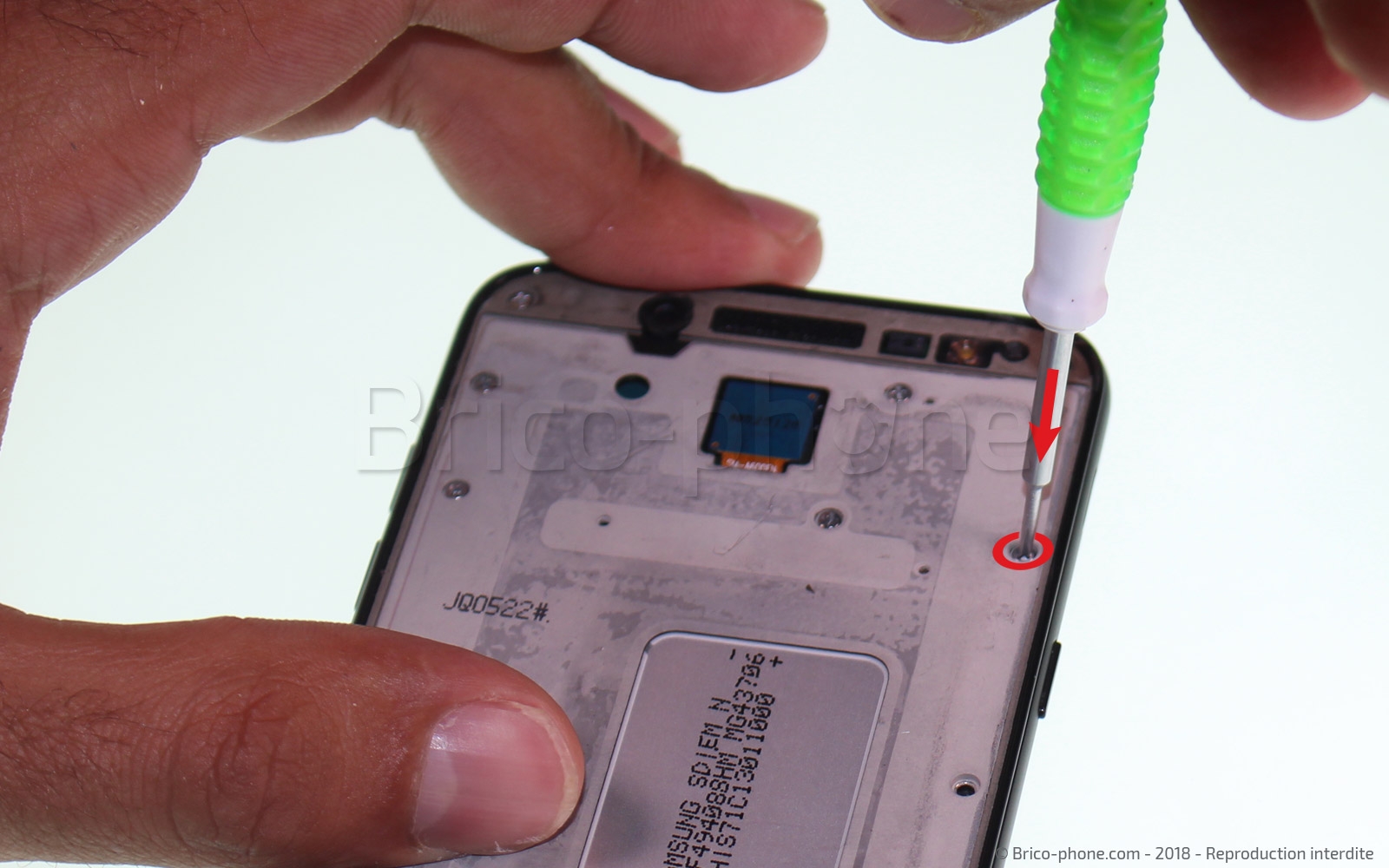 Changement de prise audio jack sur Galaxy A6 2018 photo 2