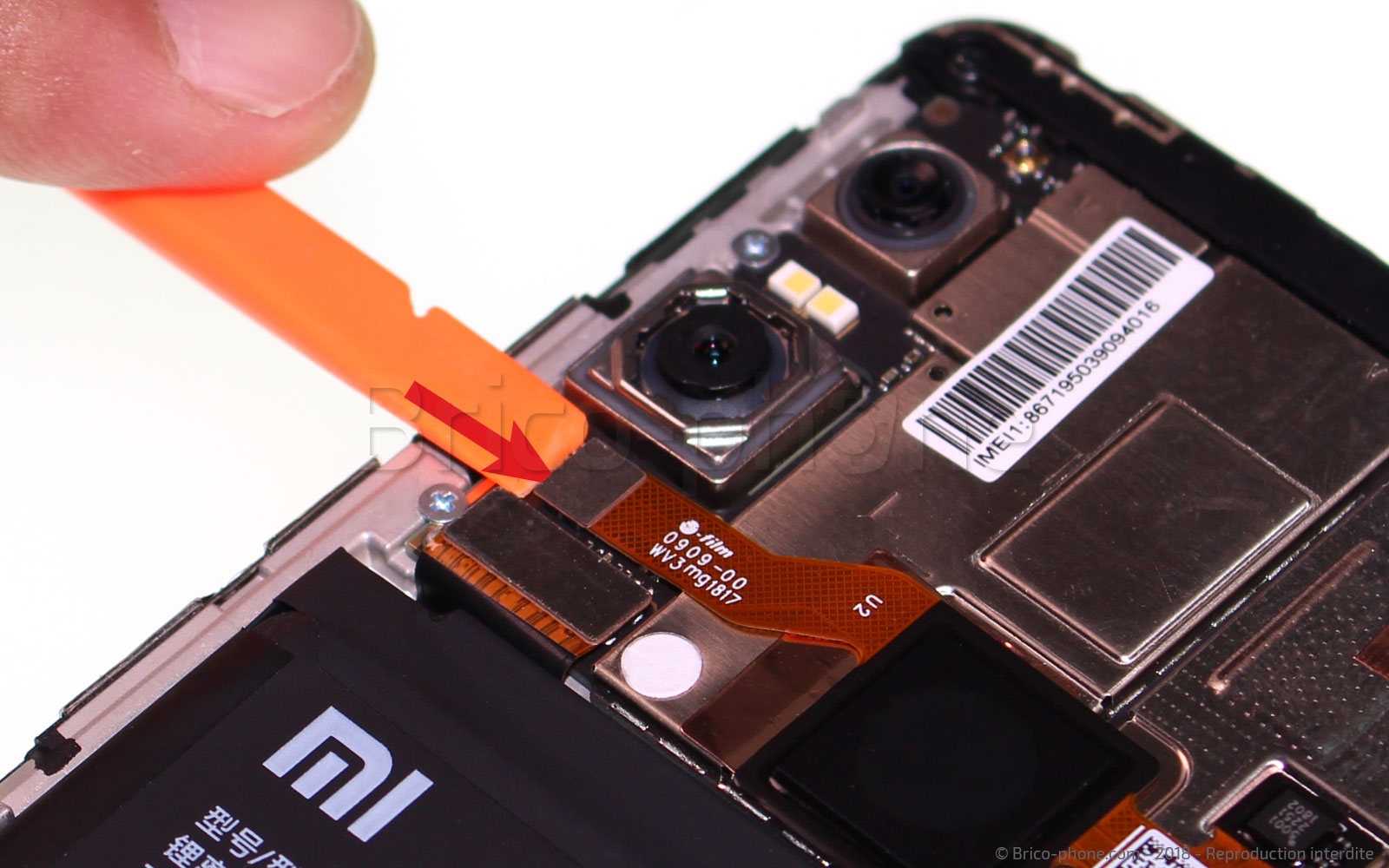 Changement d'écran (vitre+LCD) sur Redmi Note 5 photo 1