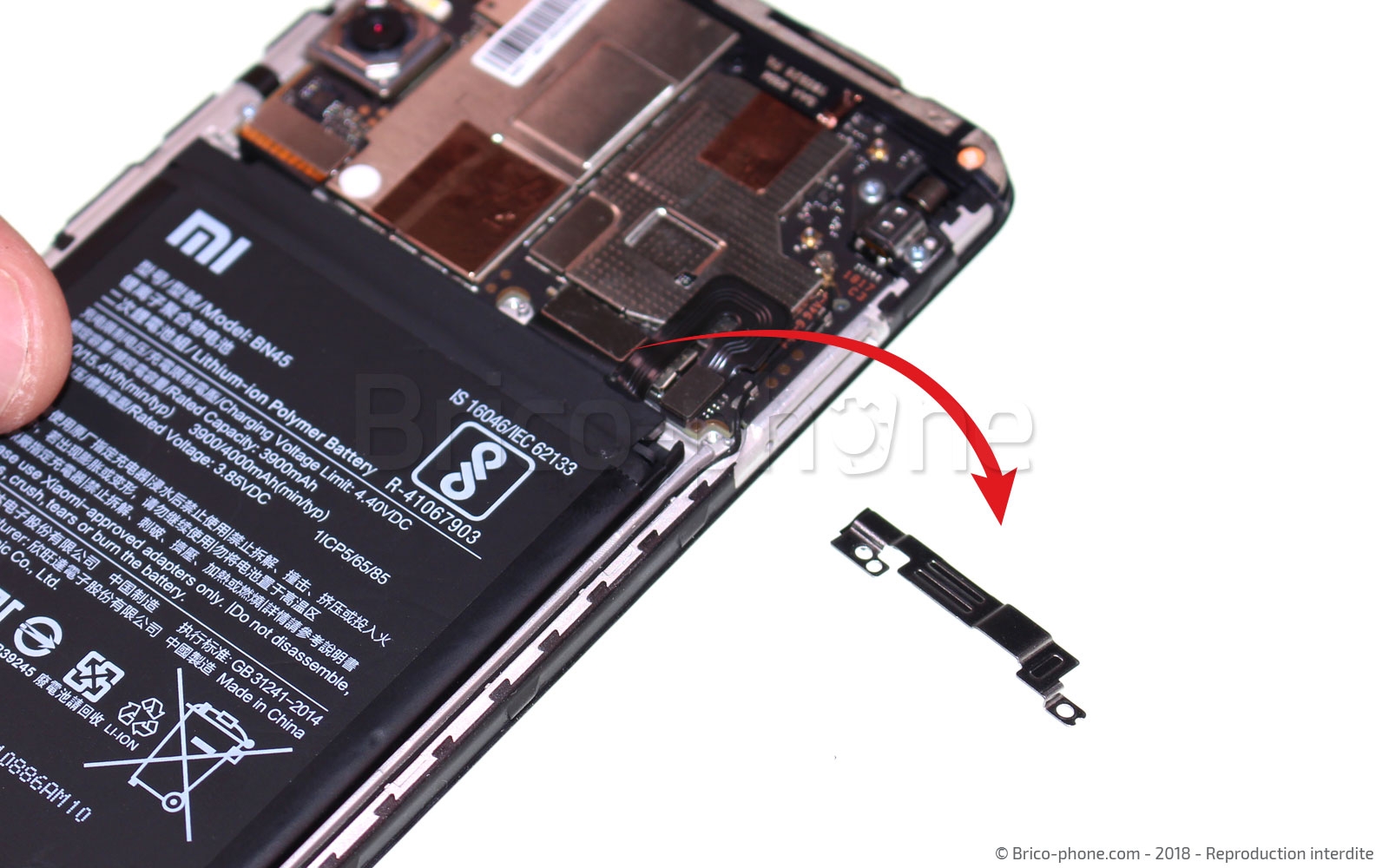 Changement d'écran (vitre+LCD) sur Redmi Note 5 photo 3