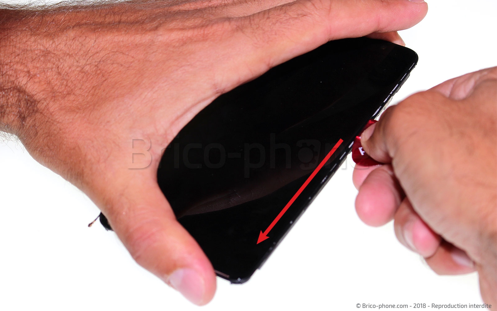 Changement d'écran (vitre+LCD) sur Redmi Note 5 photo 1