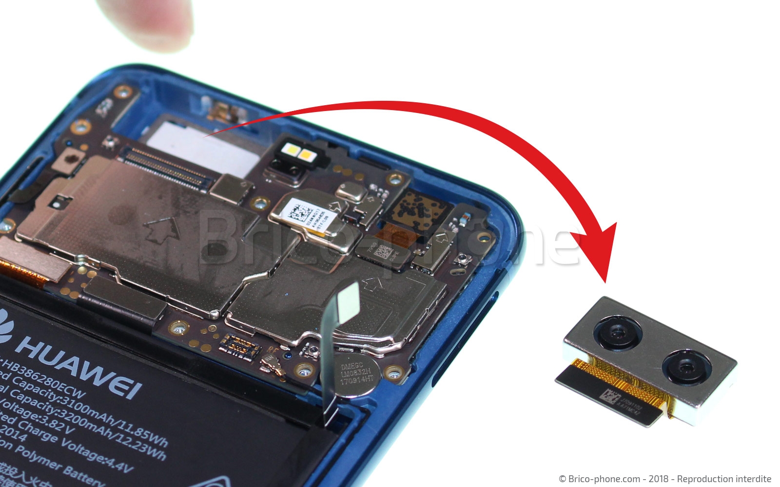 Changement des caméras arrière sur Honor 9 photo 3