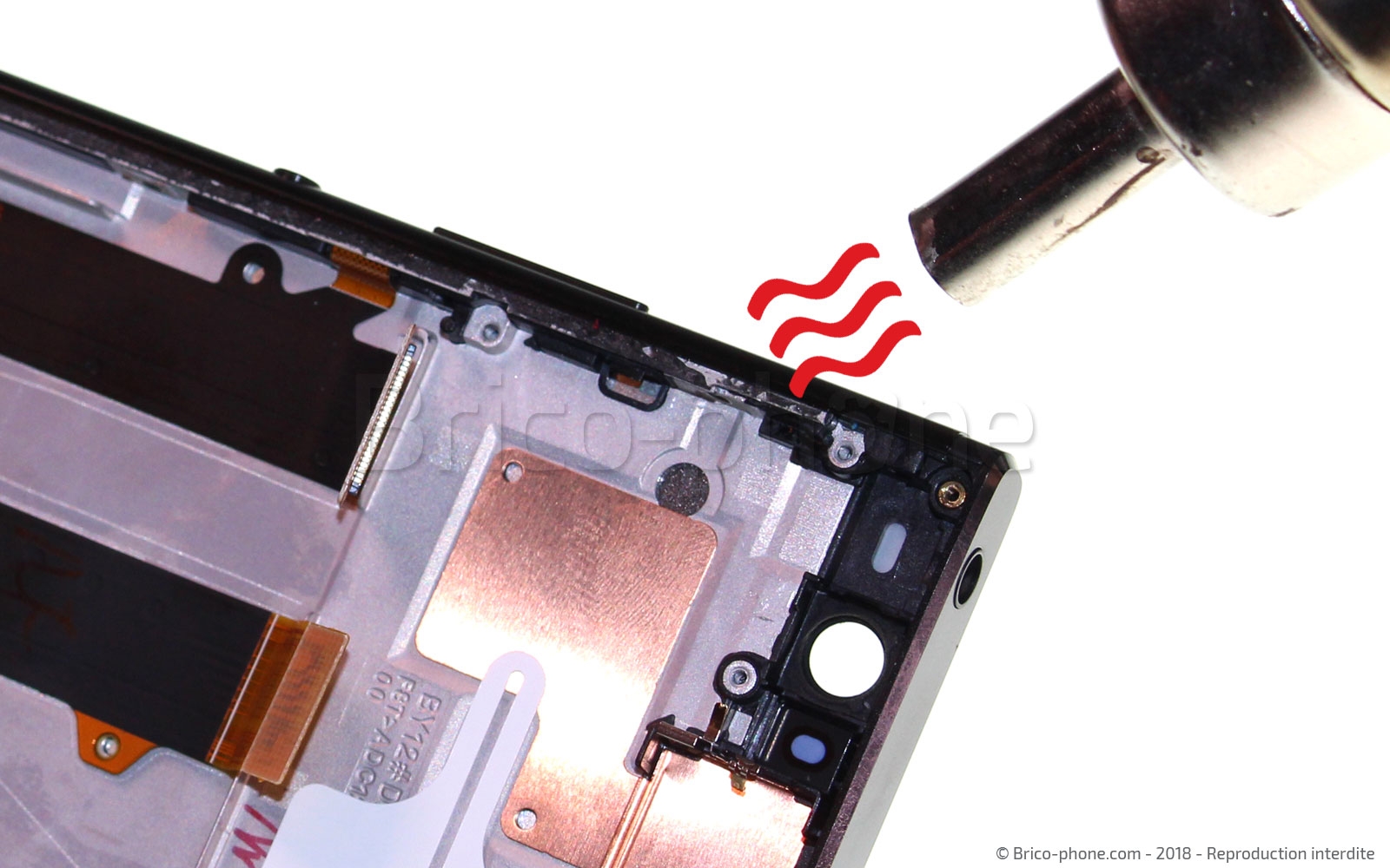 Changement d'écran (vitre+LCD) sur Xperia XA2 - XA2 Dual photo 2