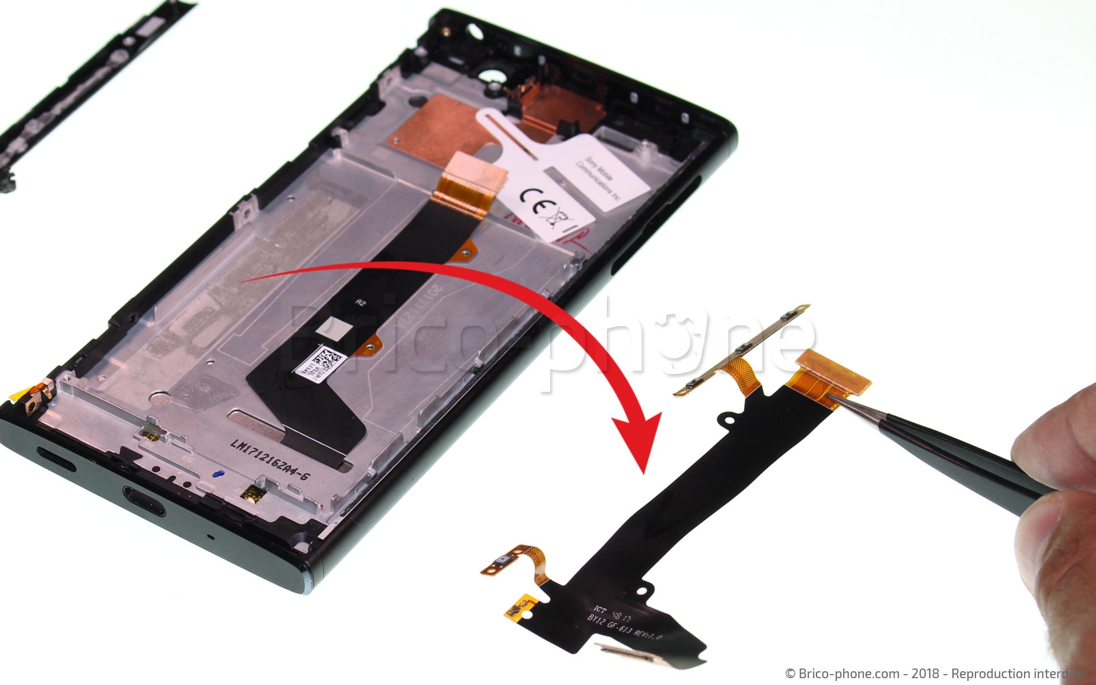 Changement d'écran (vitre+LCD) sur Xperia XA2 - XA2 Dual photo 4