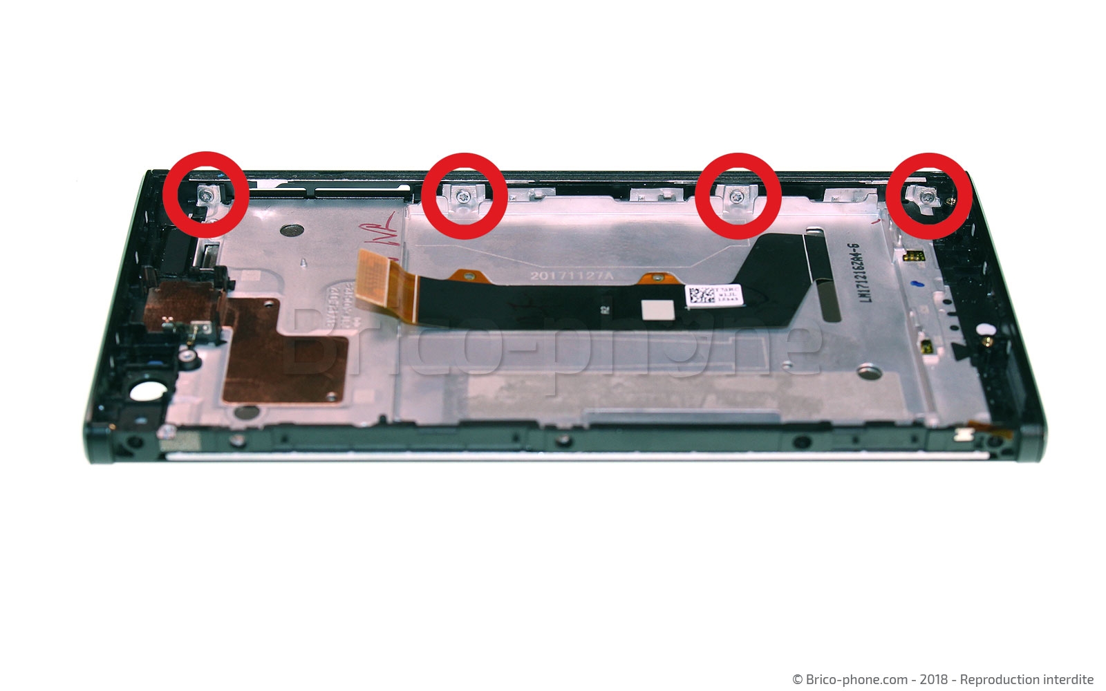 Changement d'écran (vitre+LCD) sur Xperia XA2 - XA2 Dual photo 1