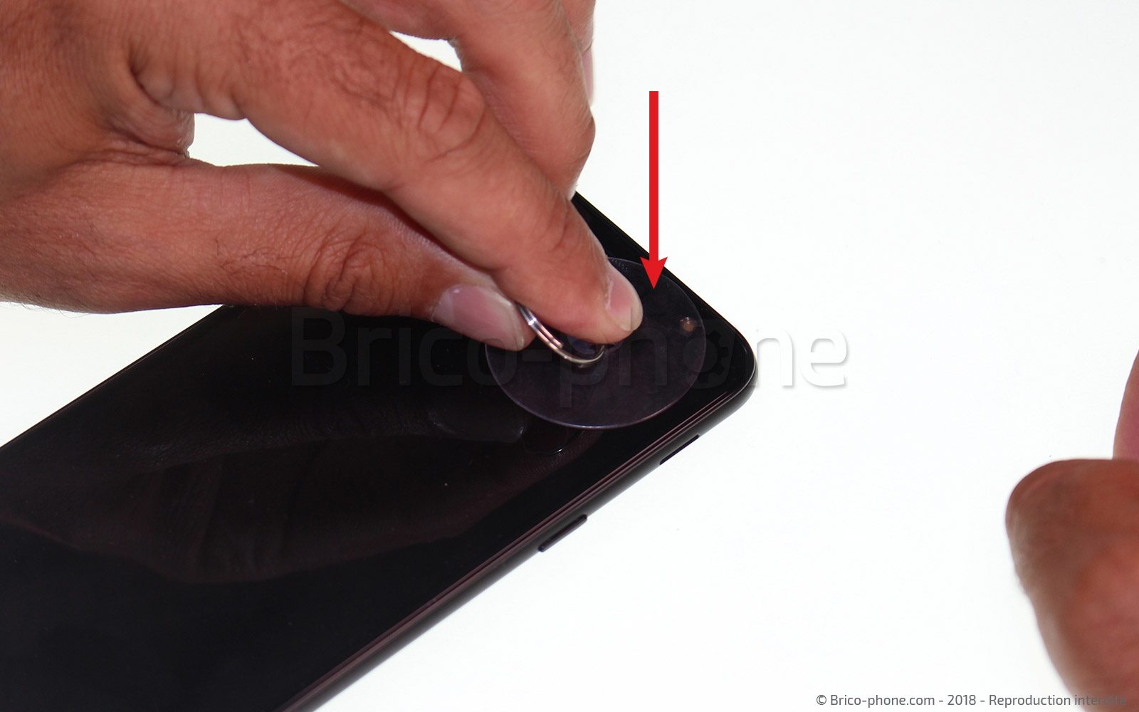 Changement du lecteur d'empreinte digitale sur Galaxy A6 2018 photo 1