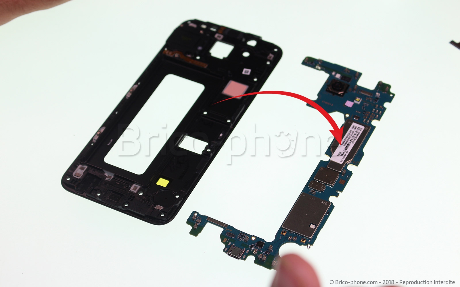 Changement de caméra arrière  sur Galaxy A6 2018 photo 4