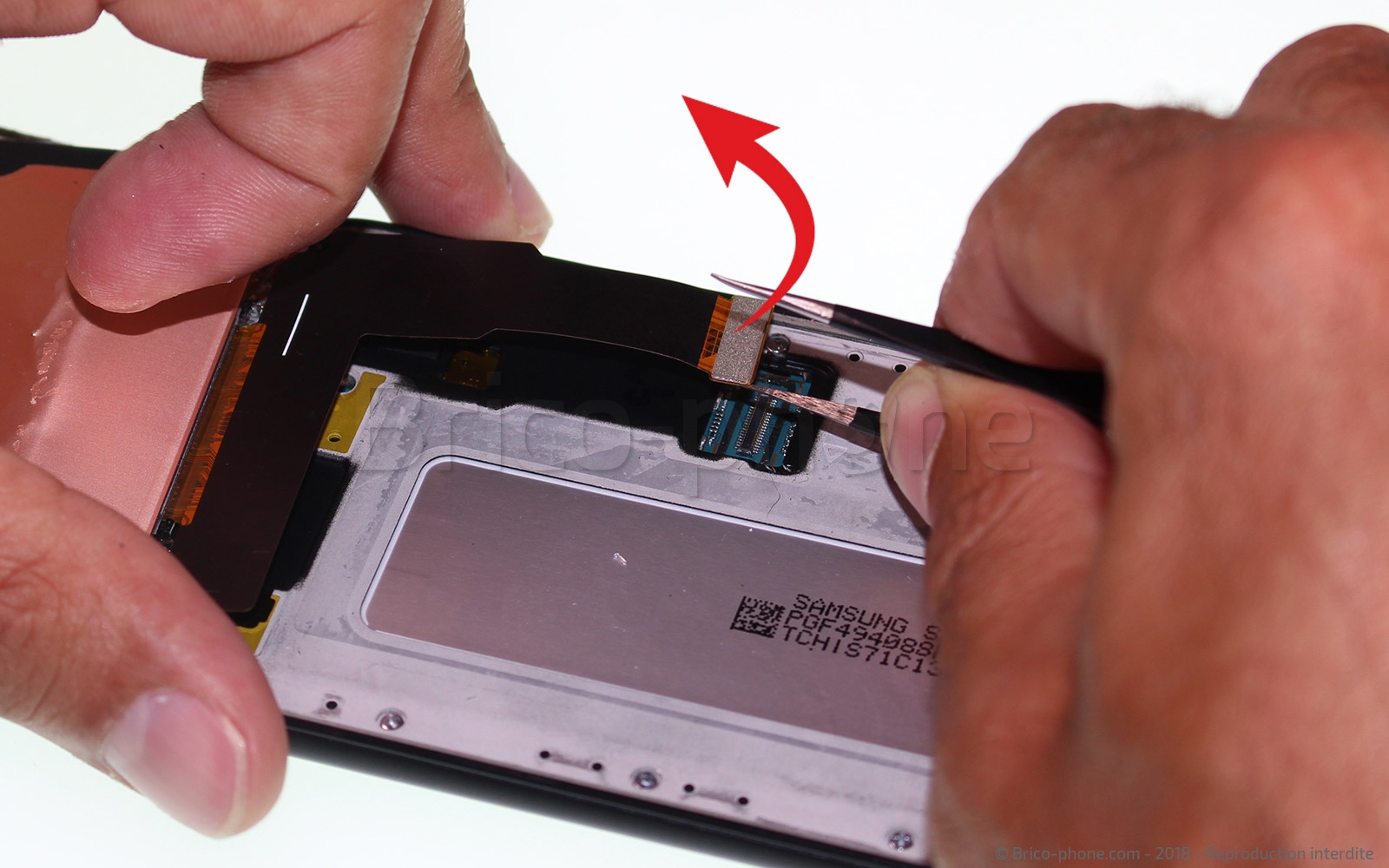 Changement de haut parleur externe sur Galaxy A6 2018 photo 3