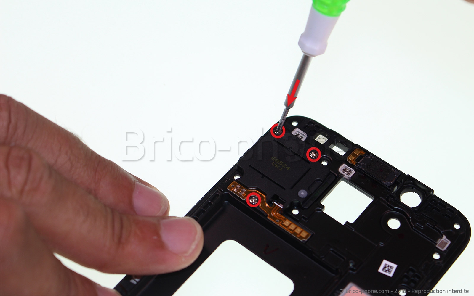 Changement de haut parleur externe sur Galaxy A6 2018 photo 1