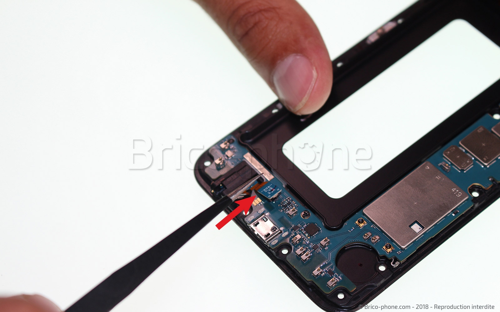 Changement de haut parleur externe sur Galaxy A6 2018 photo 2