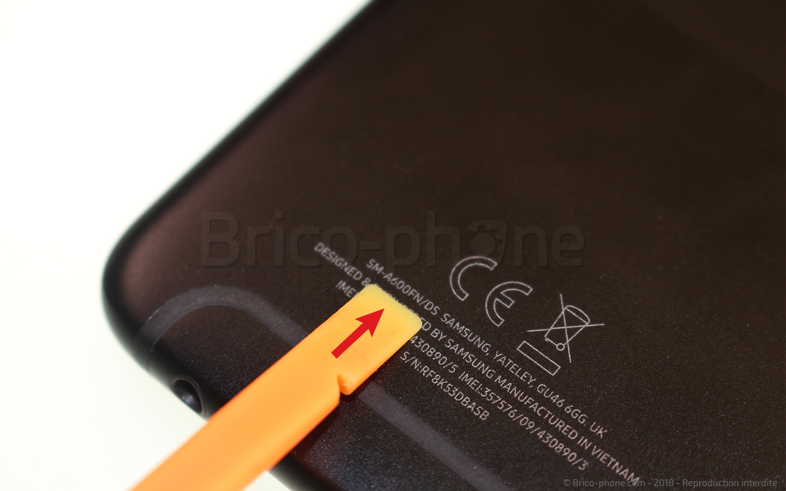 Changement de haut parleur externe sur Galaxy A6 2018 photo 1