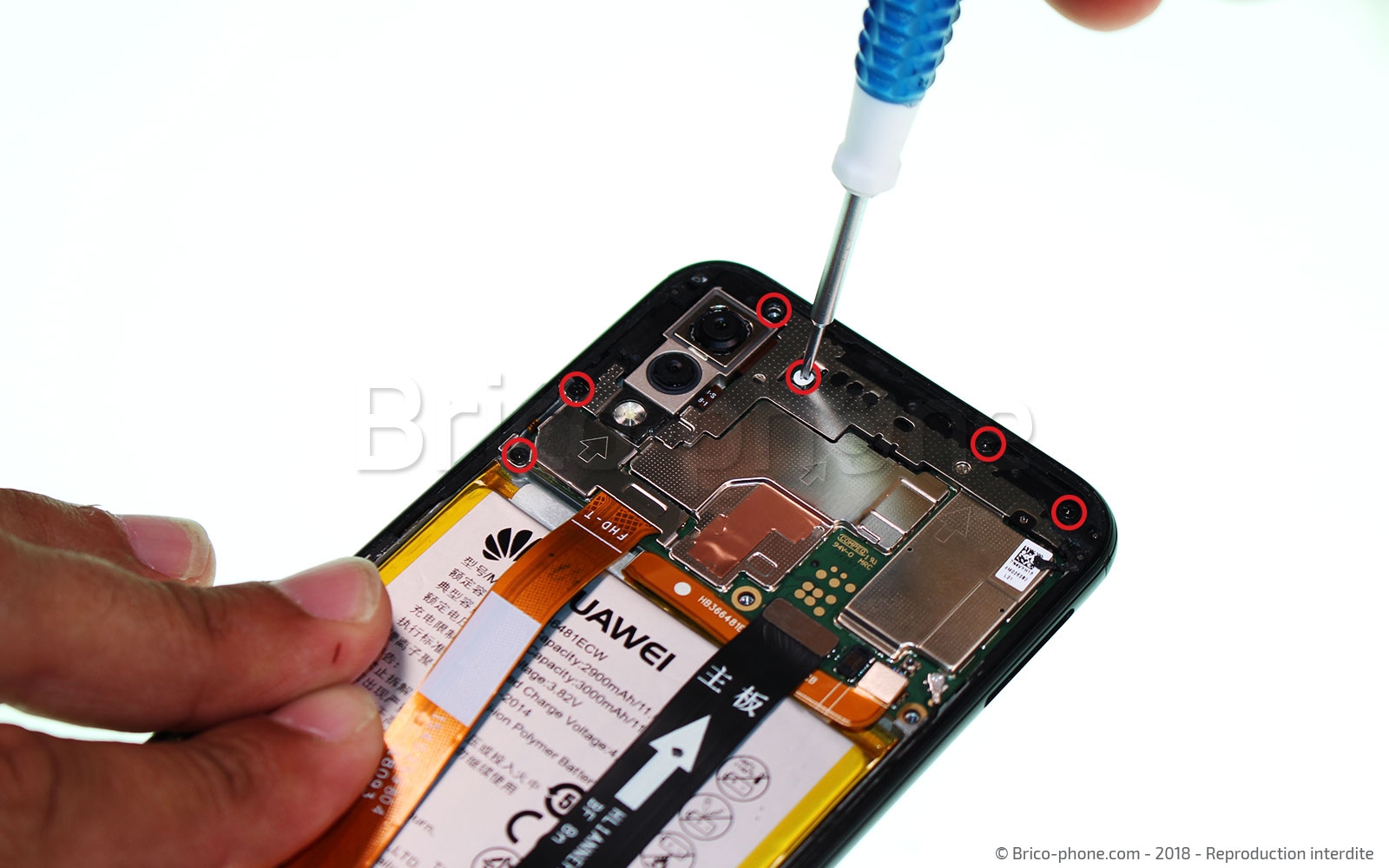 Changement du haut-parleur interne  sur P20 lite photo 1