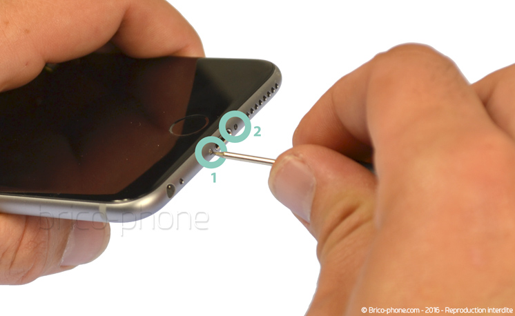 Changement de nappe caméra avant Facetime sur iPhone 6S Plus photo 1