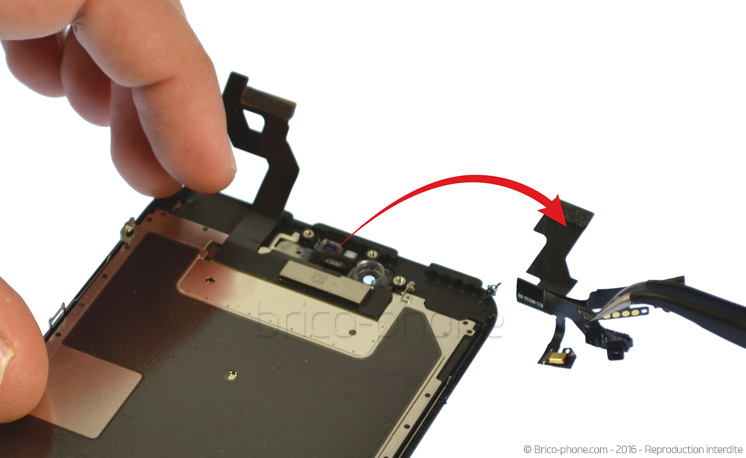 Changement de nappe caméra avant Facetime sur iPhone 6S Plus photo 1