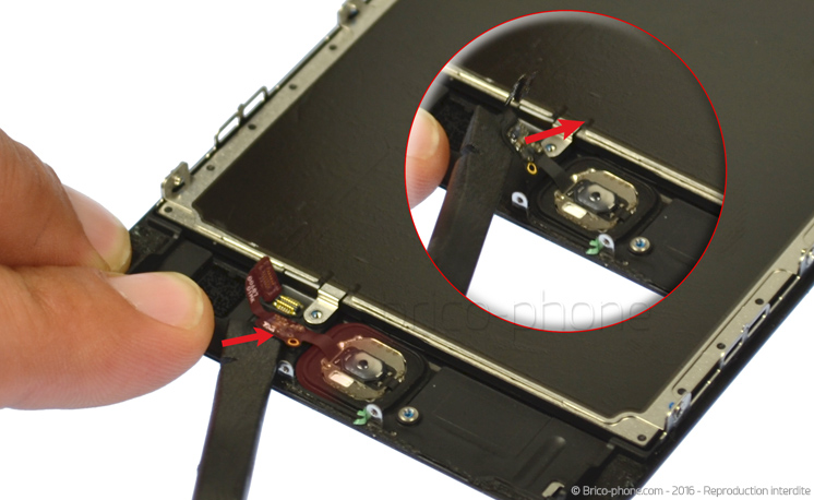 Changement de nappe caméra avant Facetime sur iPhone 6S Plus photo 1