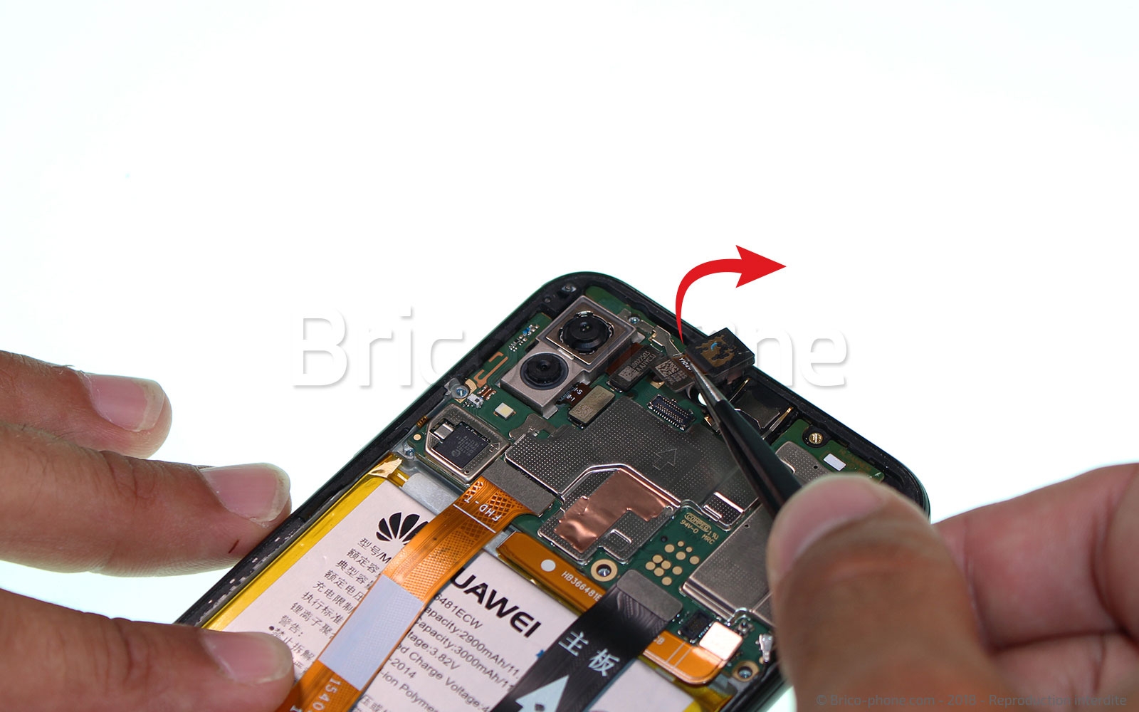 Changement de caméra avant  sur P20 lite photo 2