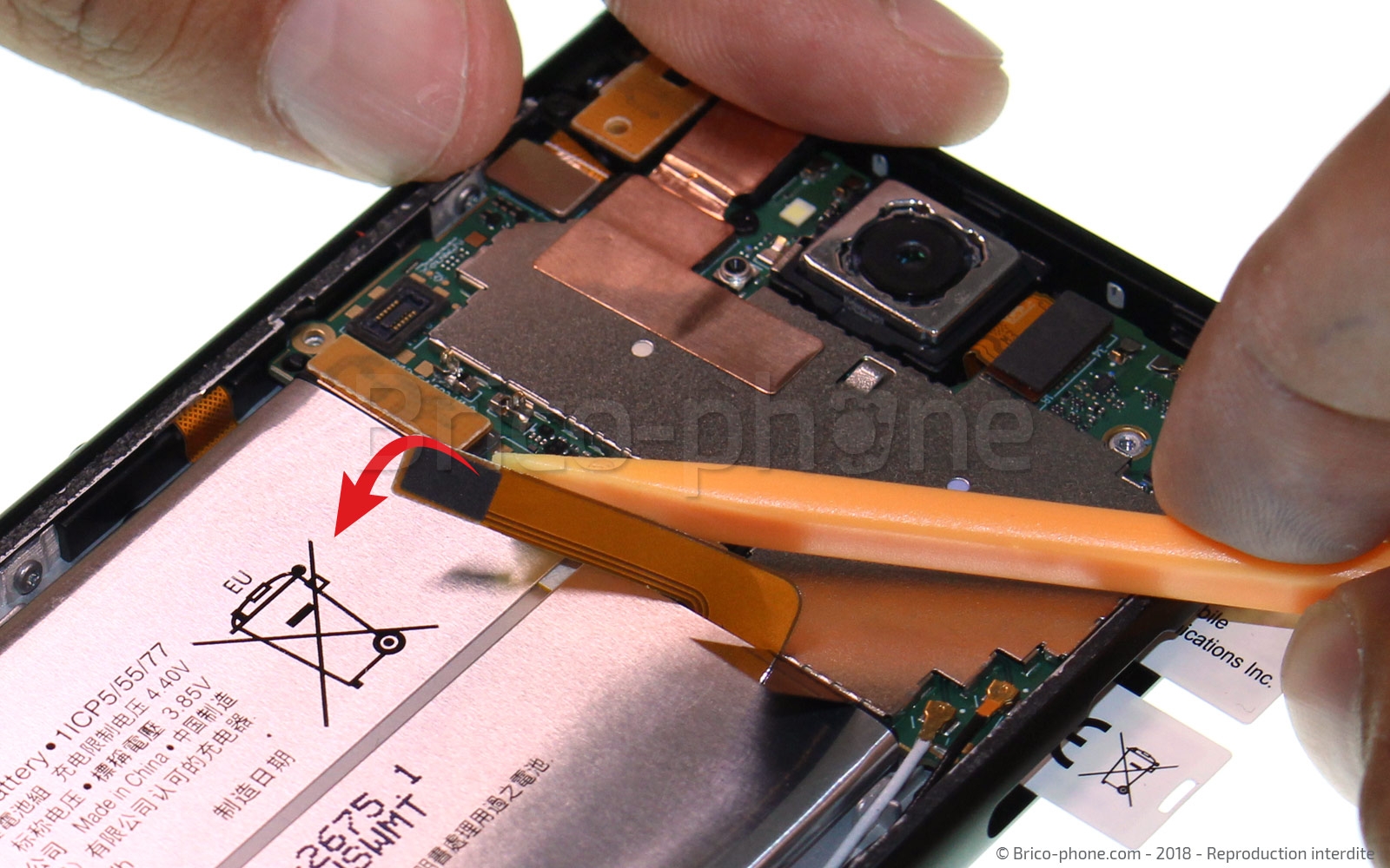 Changement de batterie sur Xperia XA2 - XA2 Dual photo 2