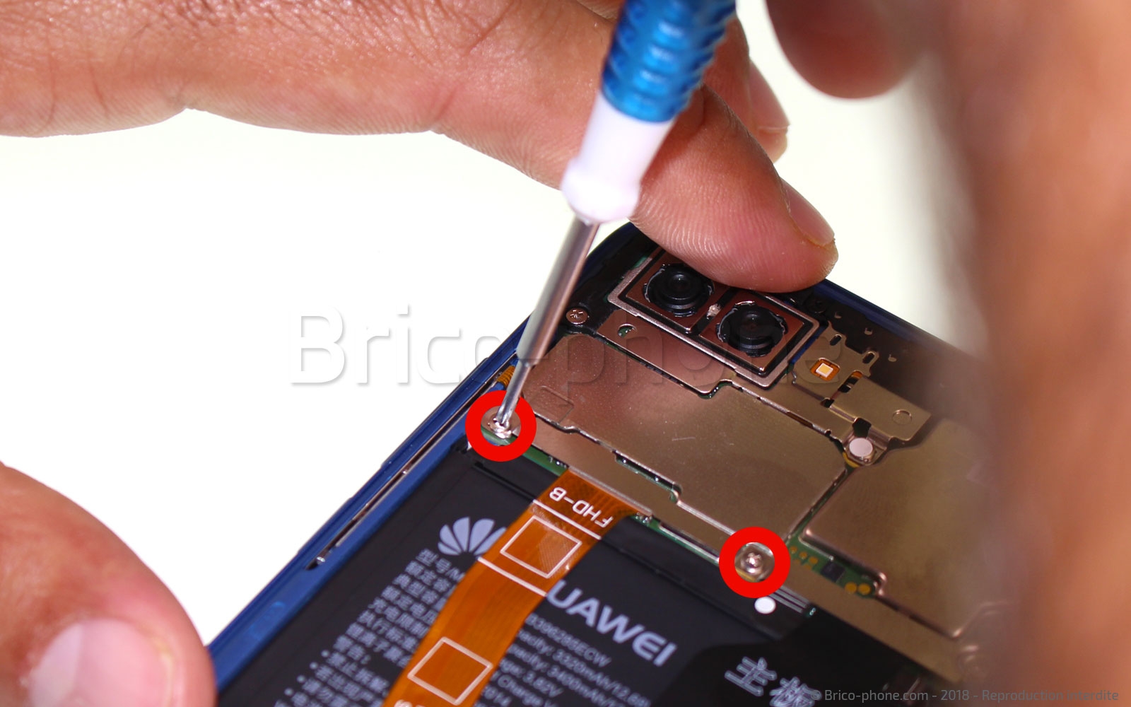 Changement d'écran (vitre+LCD) sur Honor 10 photo 1