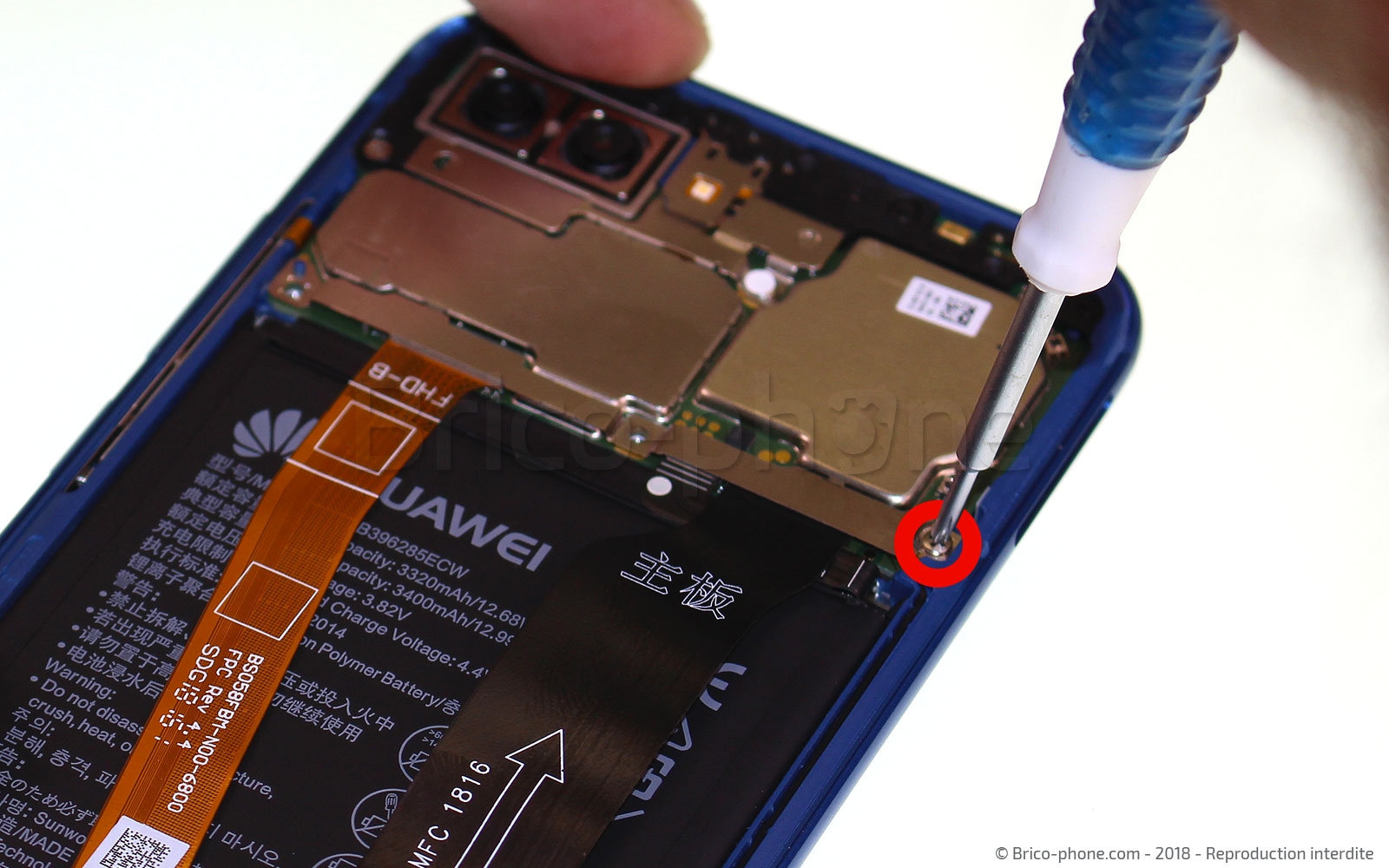 Changement d'écran (vitre+LCD) sur Honor 10 photo 2