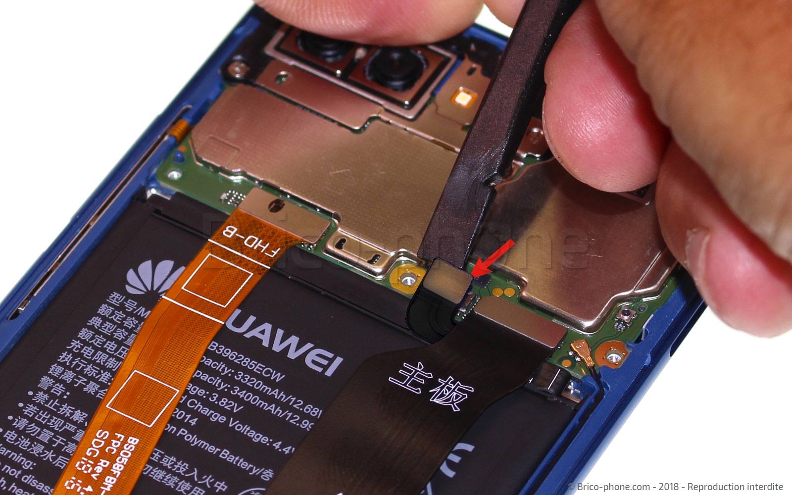 Changement d'écran (vitre+LCD) sur Honor 10 photo 1