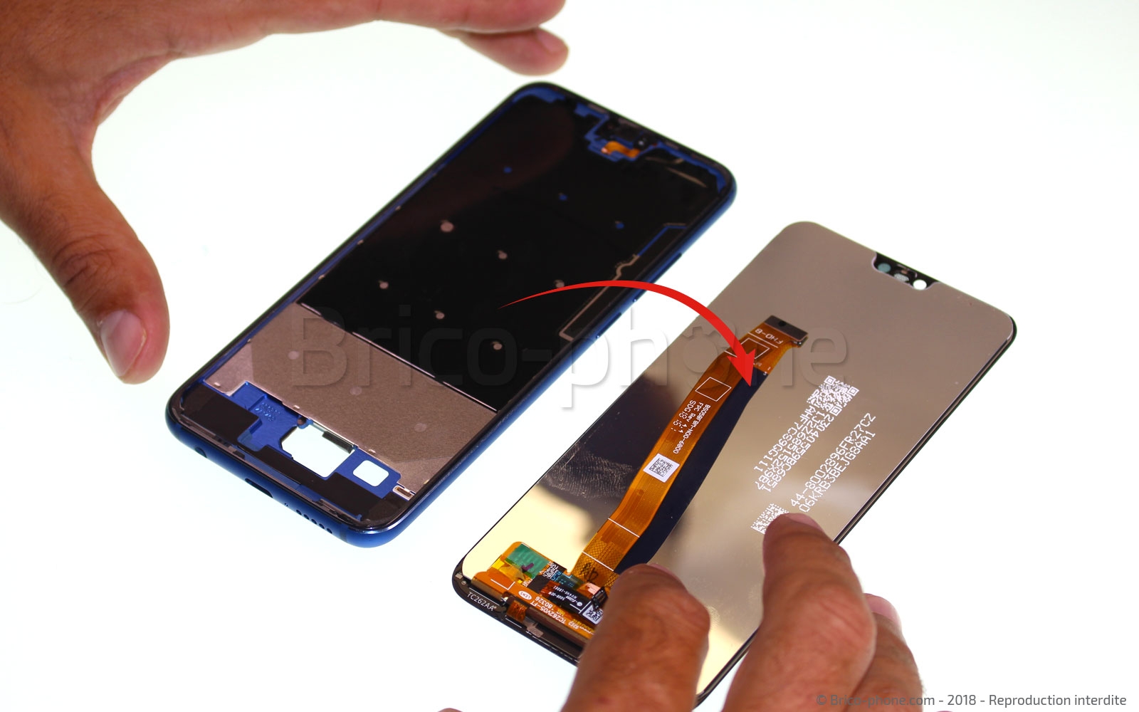 Changement d'écran (vitre+LCD) sur Honor 10 photo 2