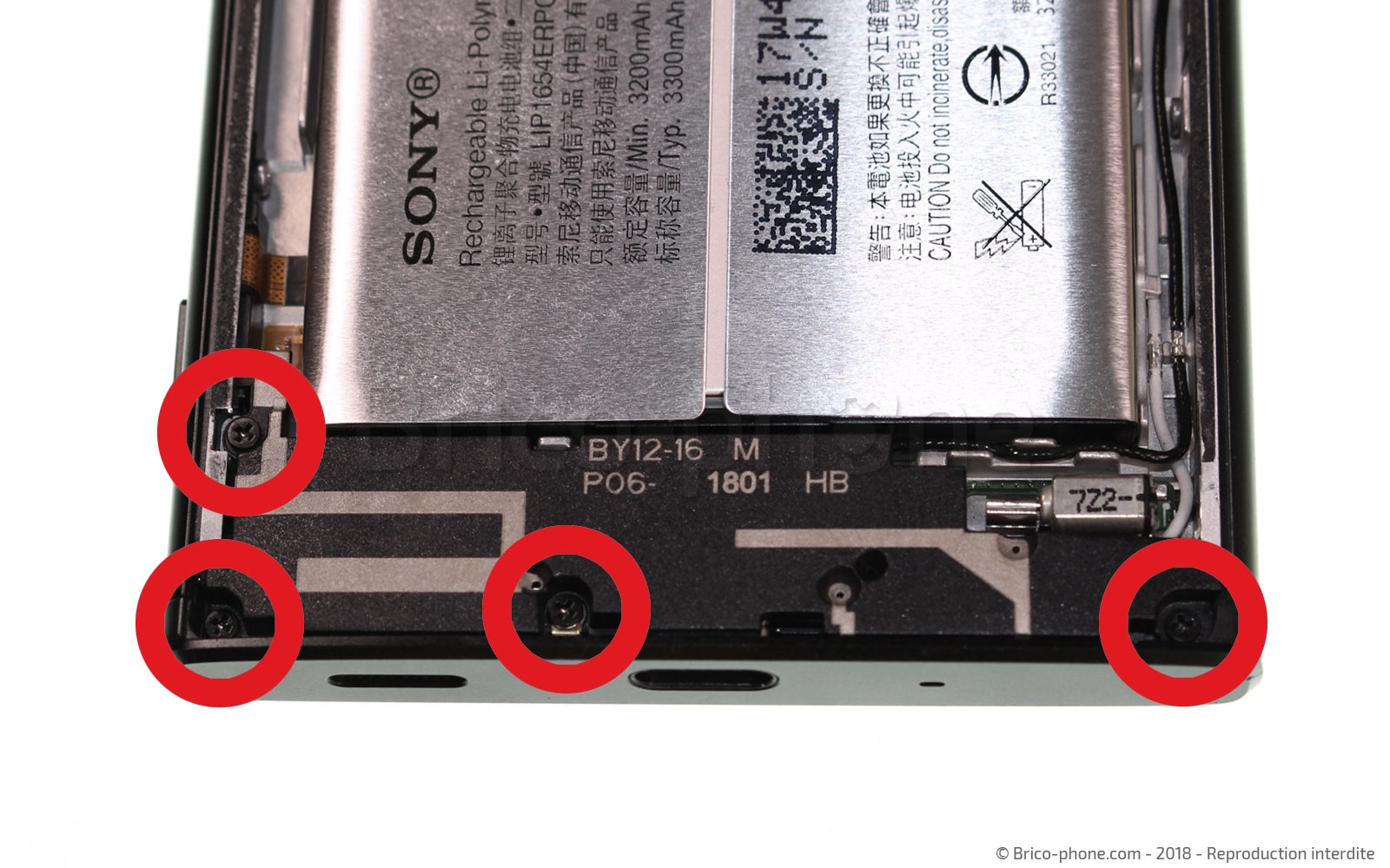 Changement du connecteur de charge sur Xperia XA2 - XA2 Dual photo 1