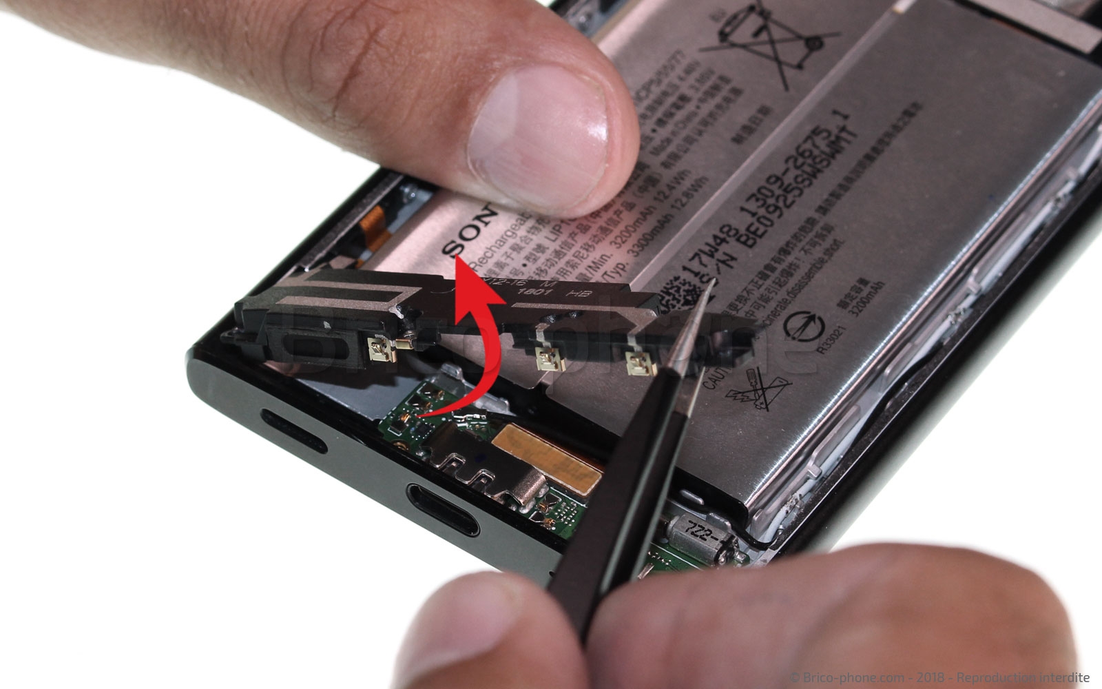 Changement du connecteur de charge sur Xperia XA2 - XA2 Dual photo 3