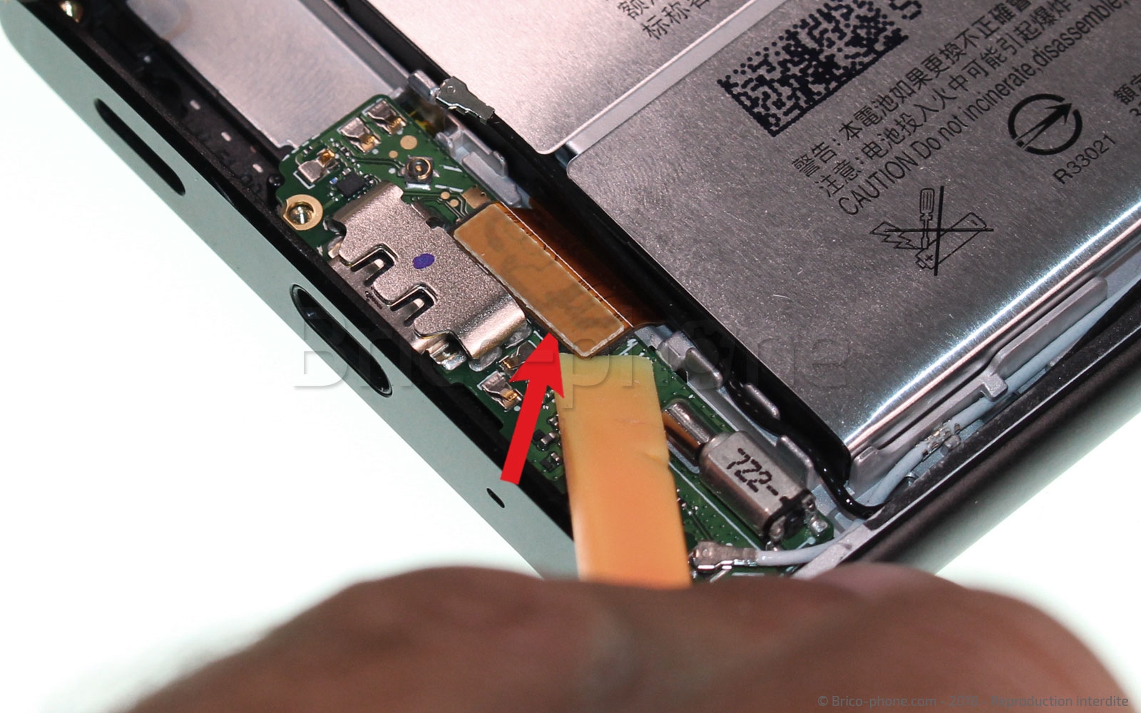 Changement du connecteur de charge sur Xperia XA2 - XA2 Dual photo 3