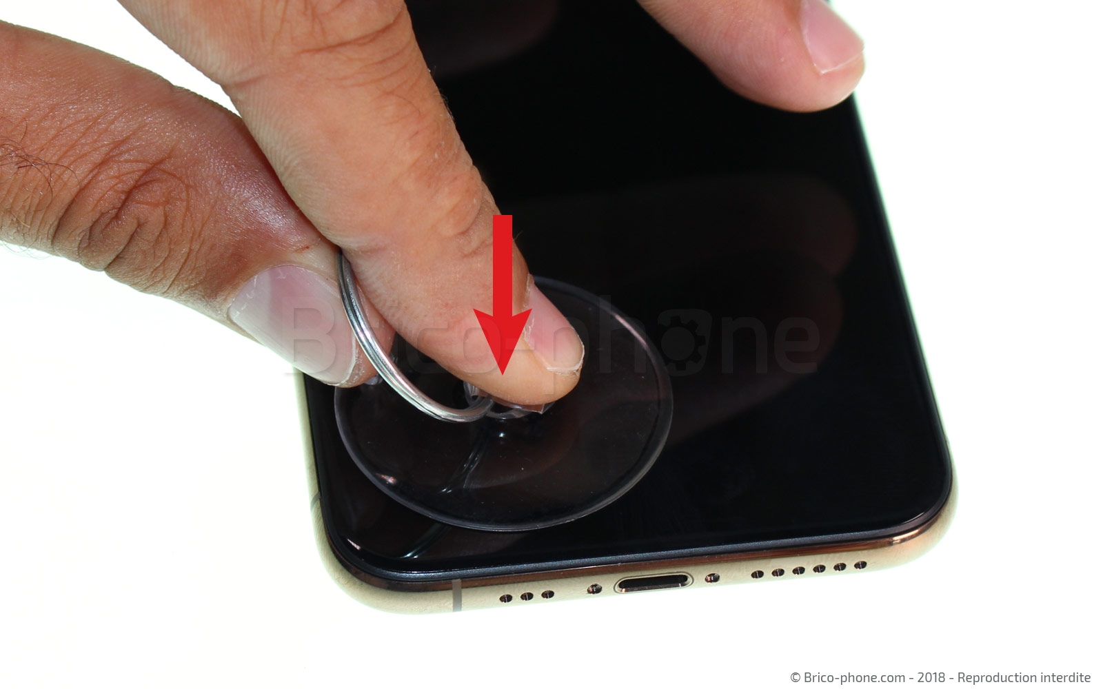 Changement d'écran (vitre+OLED) sans éléments prémontés sur iPhone XS photo 2