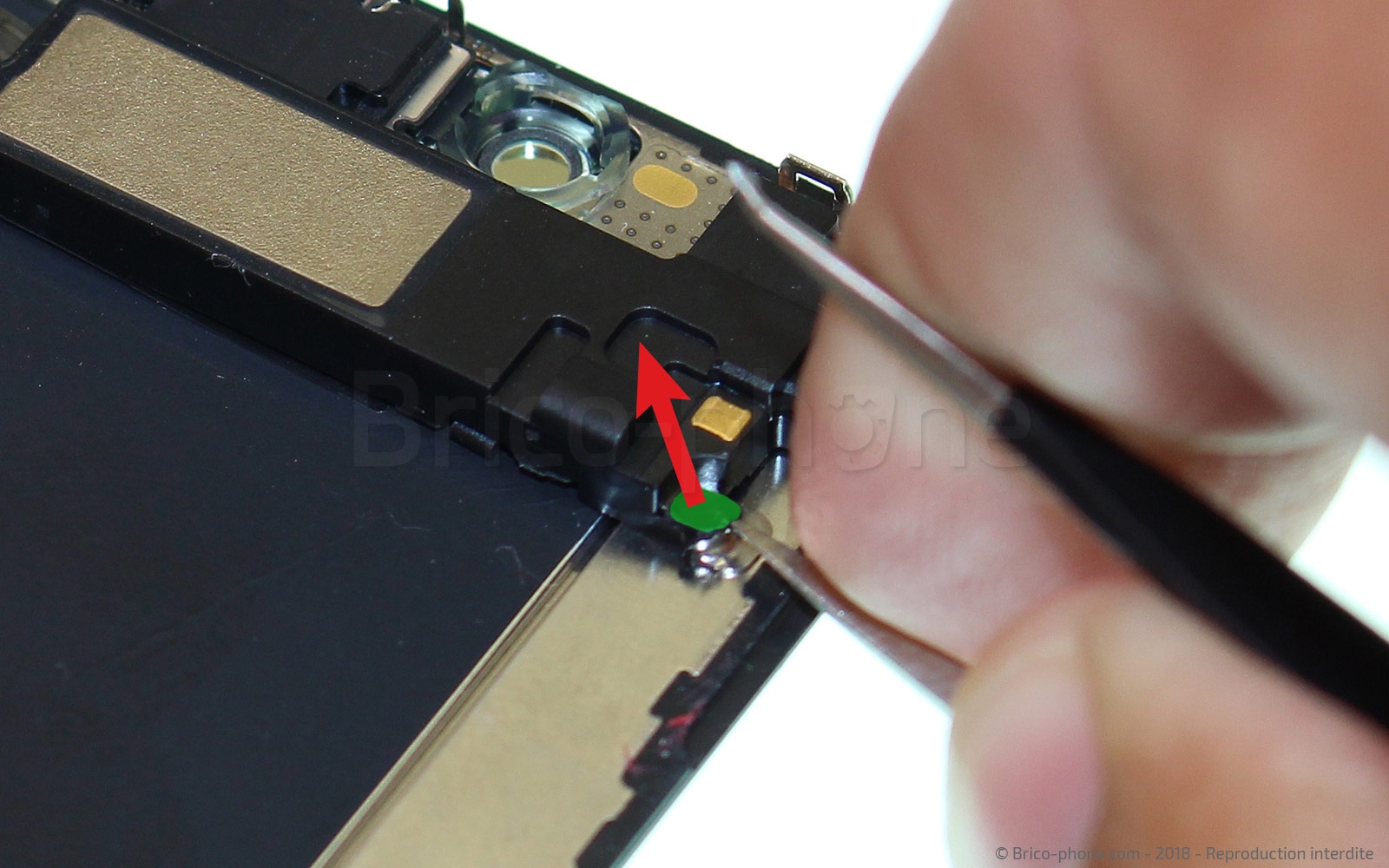 Changement d'écran (vitre+OLED) sans éléments prémontés sur iPhone XS photo 3