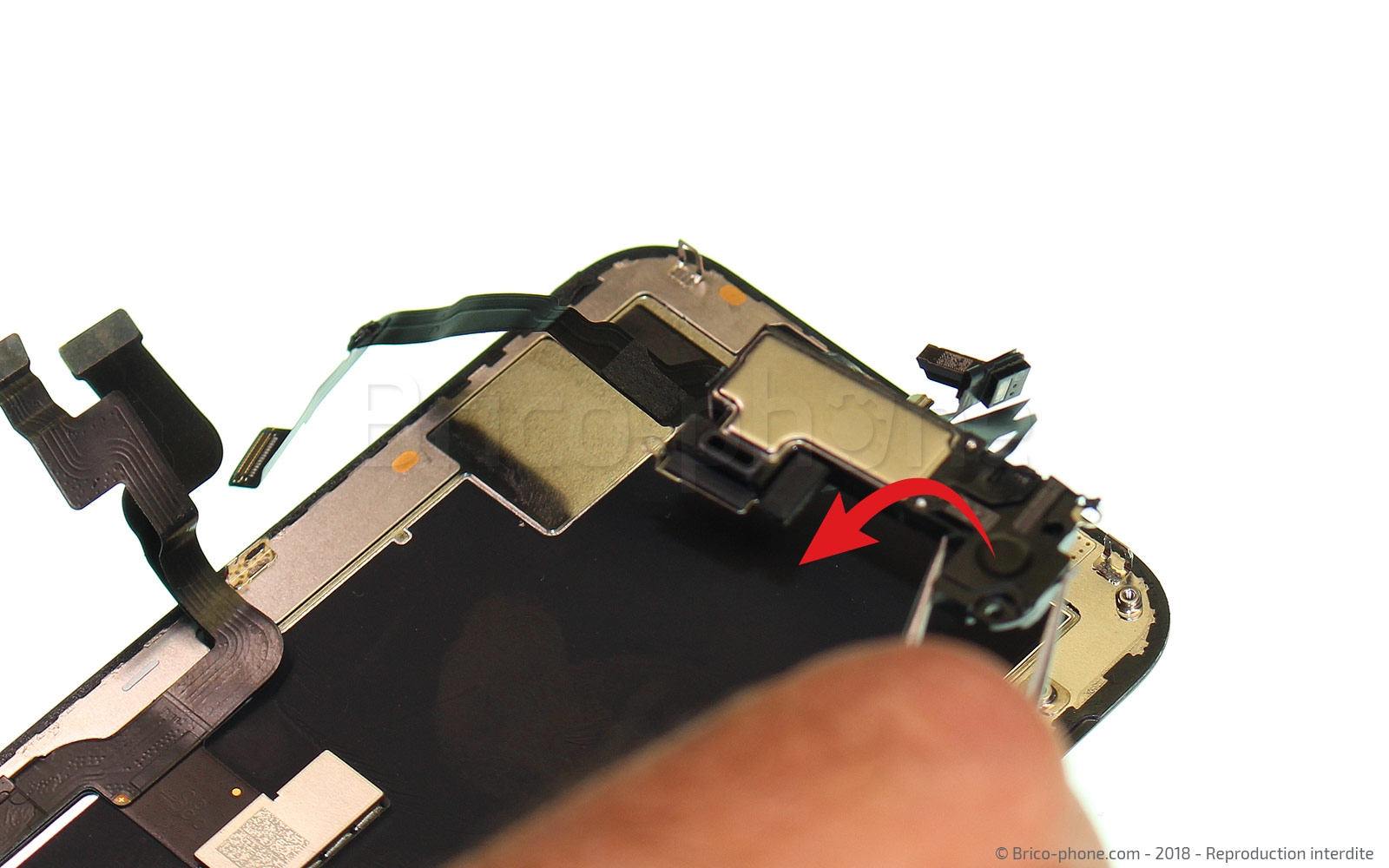 Changement d'écran (vitre+OLED) sans éléments prémontés sur iPhone XS photo 1