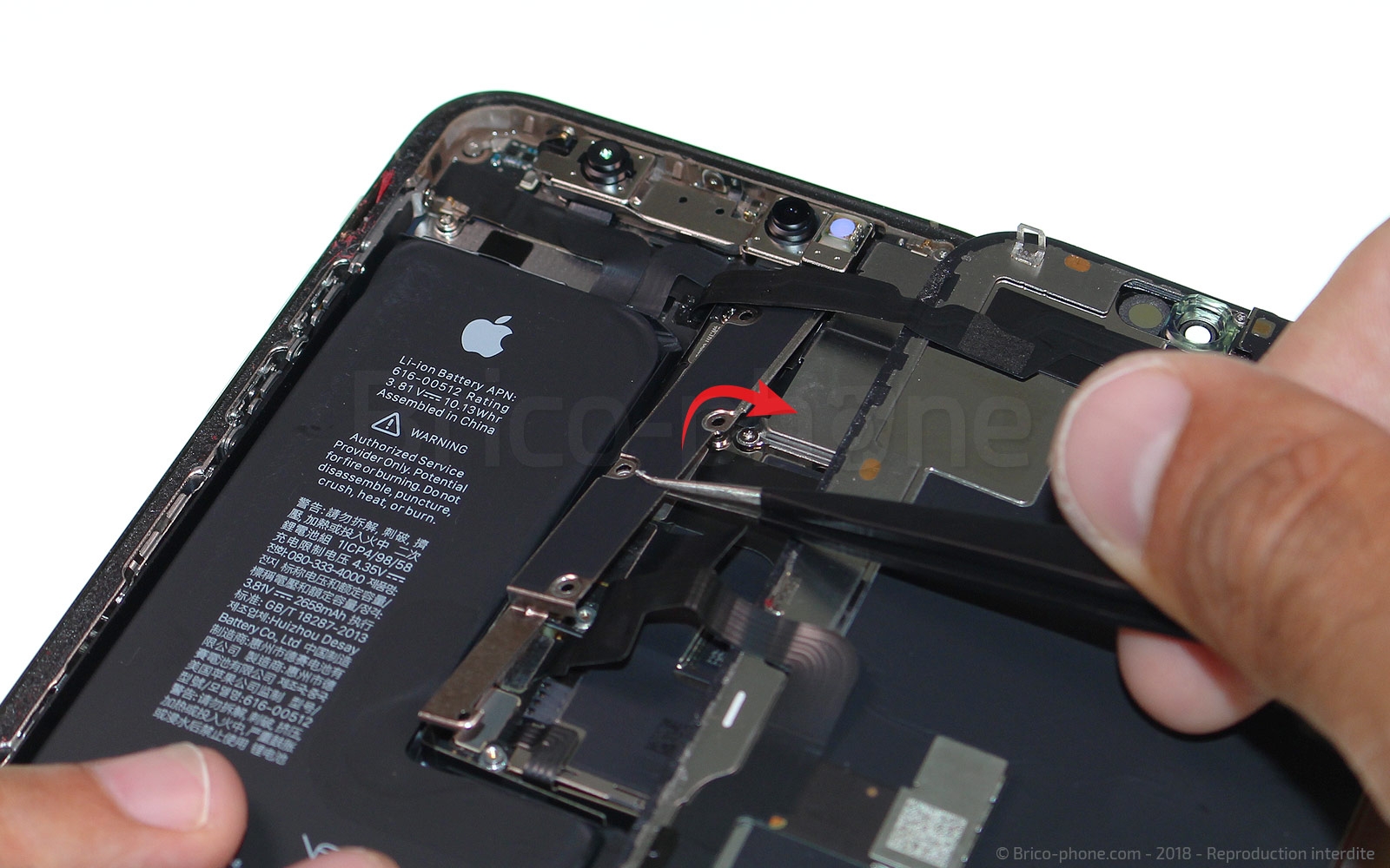 Changement de batterie sur iPhone XS photo 1