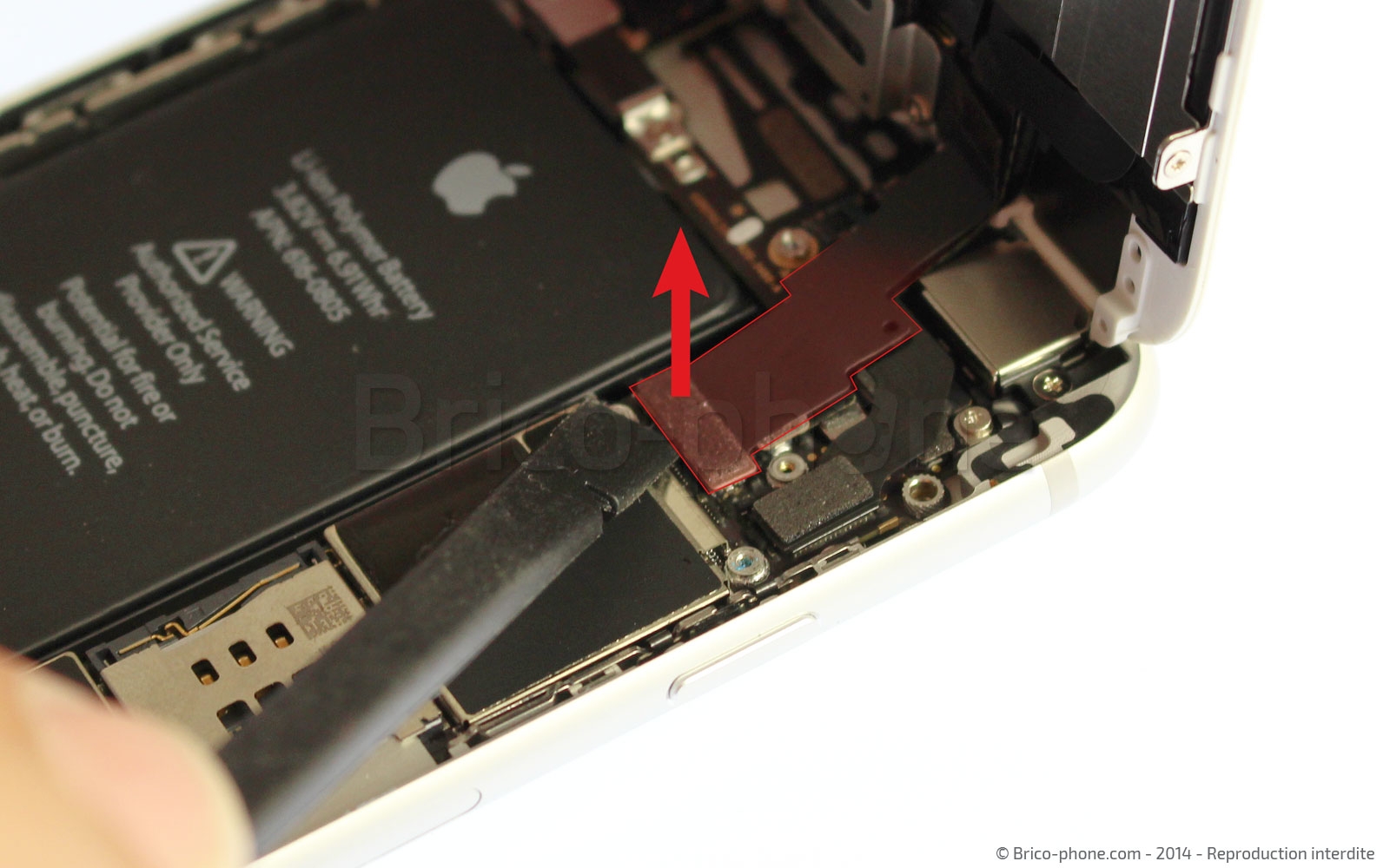 Changement d'antenne réseau (WiFi-GPS-Bluetooth) sur iPhone 6 photo 1