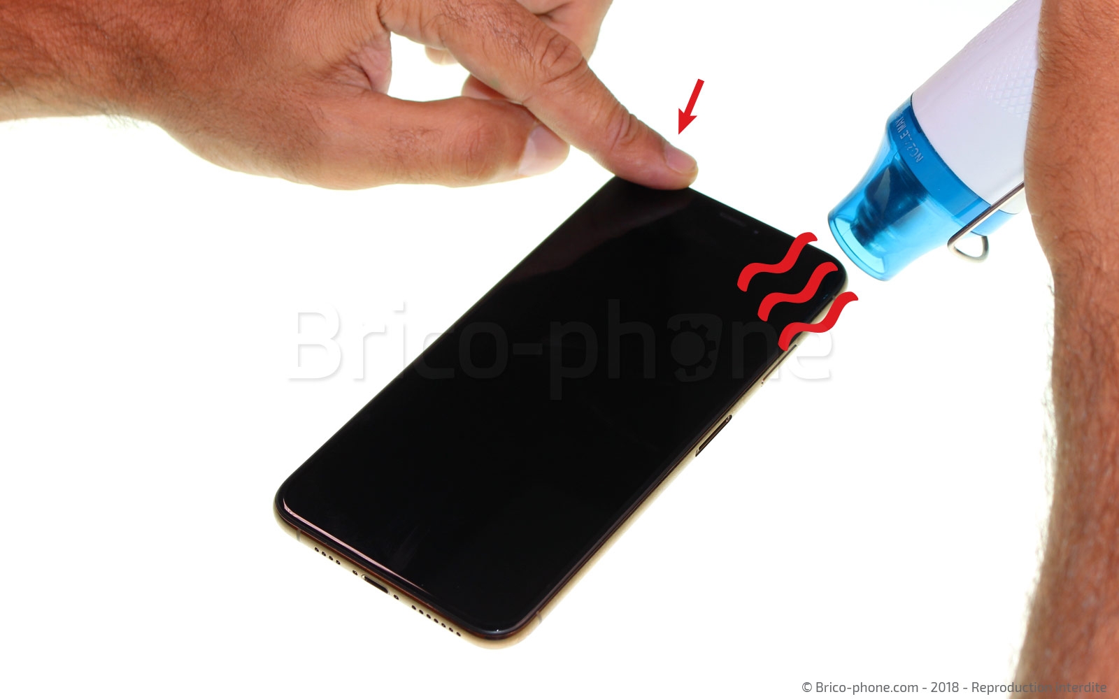 Changement d'écran (vitre+OLED) sur iPhone XS Max photo 2