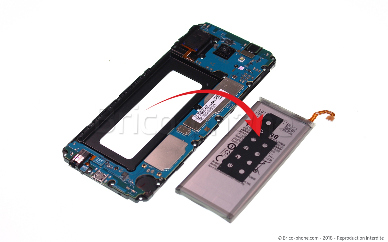 Changement du haut-parleur interne sur Galaxy J6 photo 4