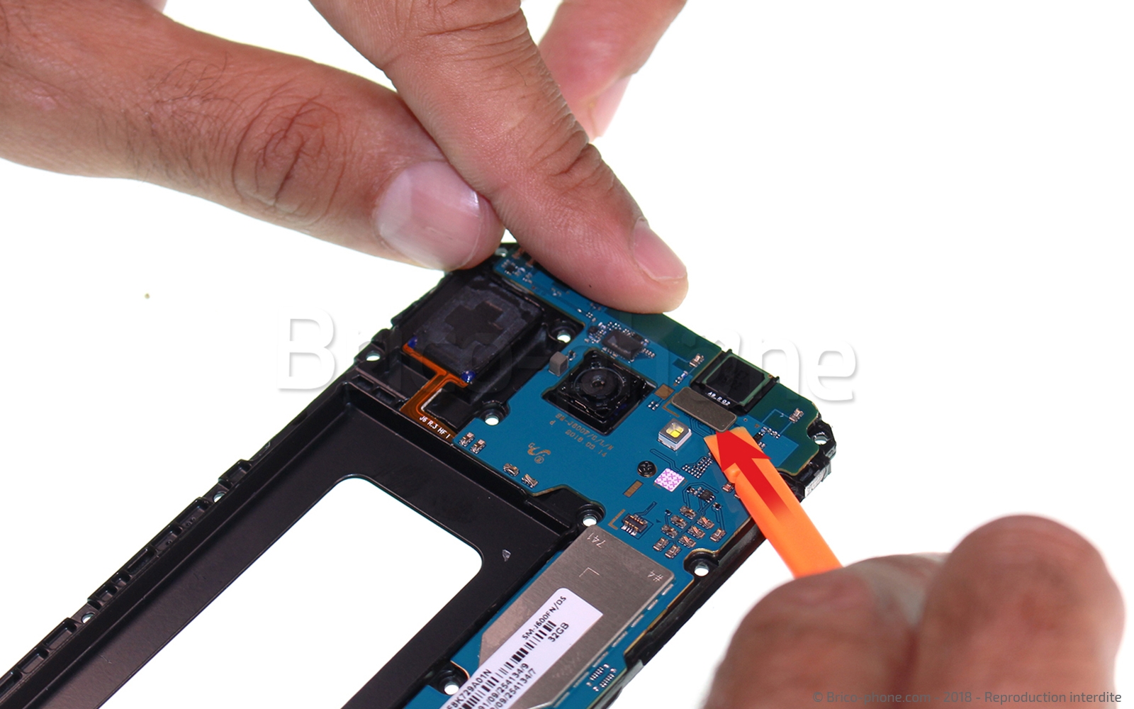 Changement du haut-parleur interne sur Galaxy J6 photo 1