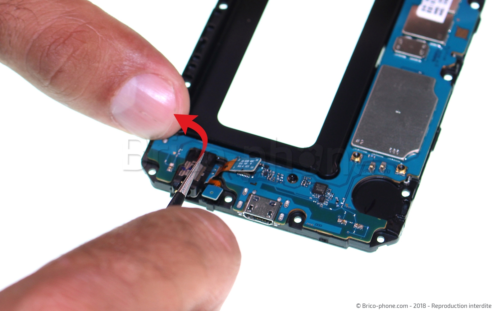 Changement du haut-parleur interne sur Galaxy J6 photo 2