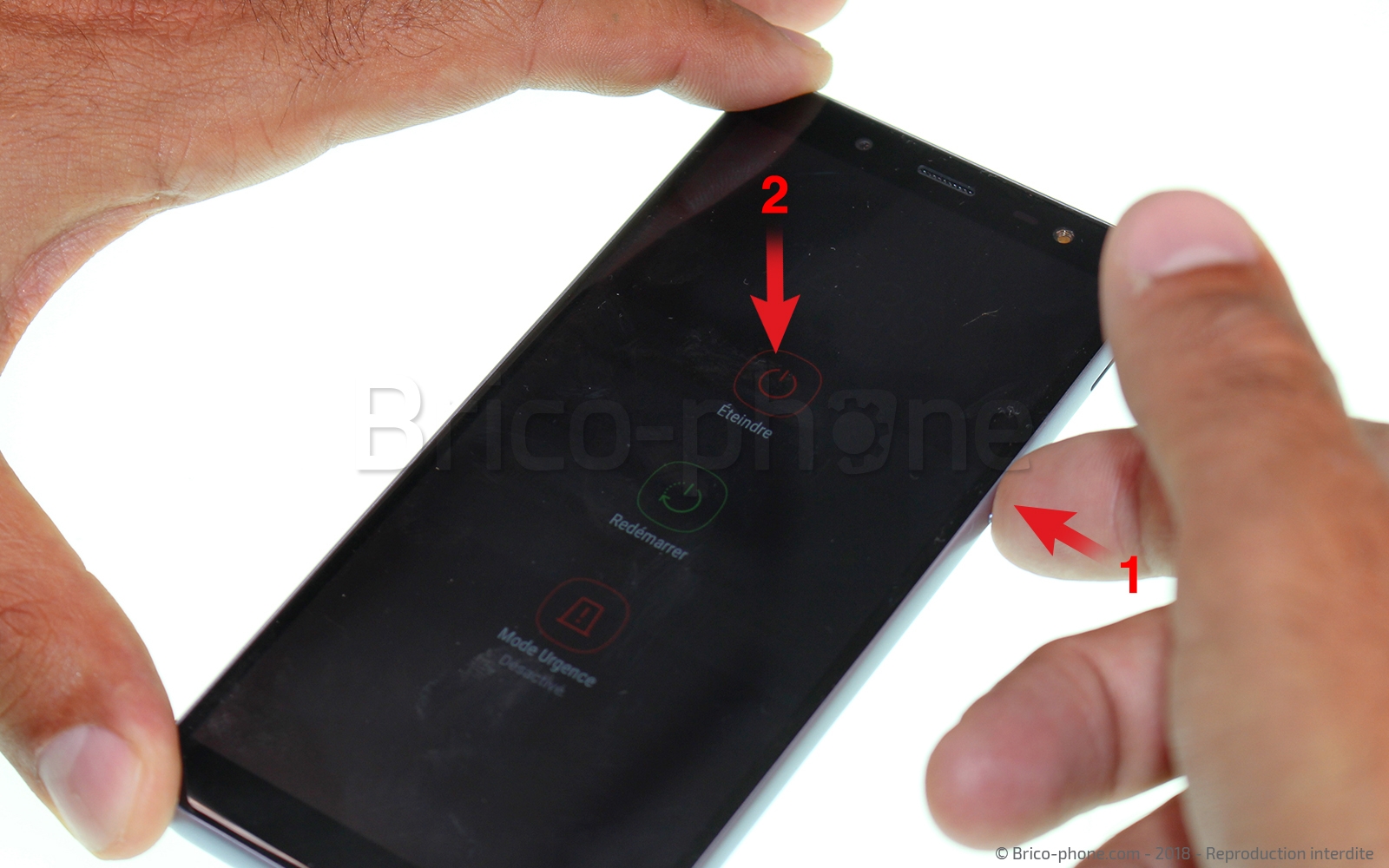 Changement de lecteur d'empreintes digitales sur Galaxy J6 photo 1