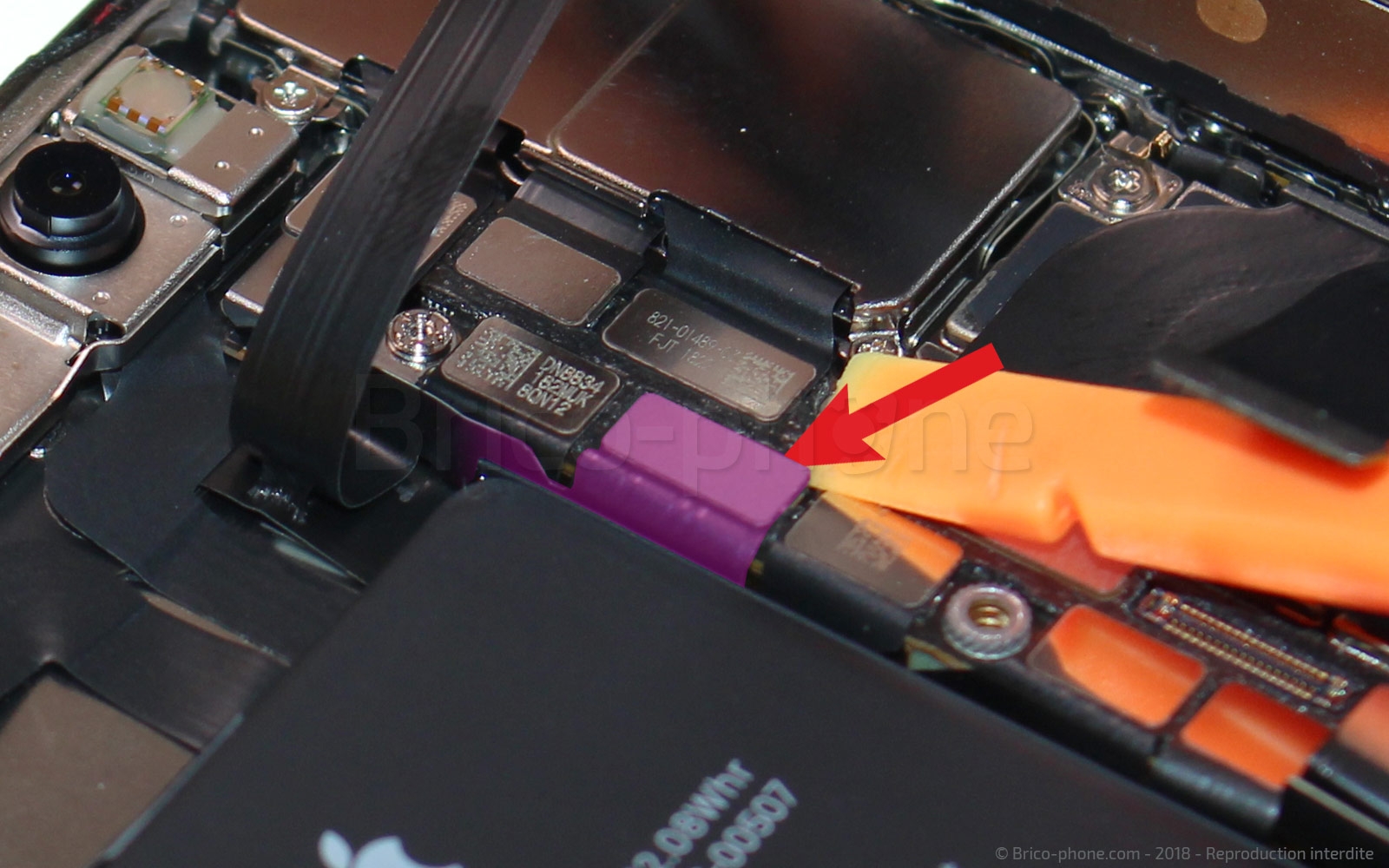 Changement de batterie sur iPhone XS Max photo 3