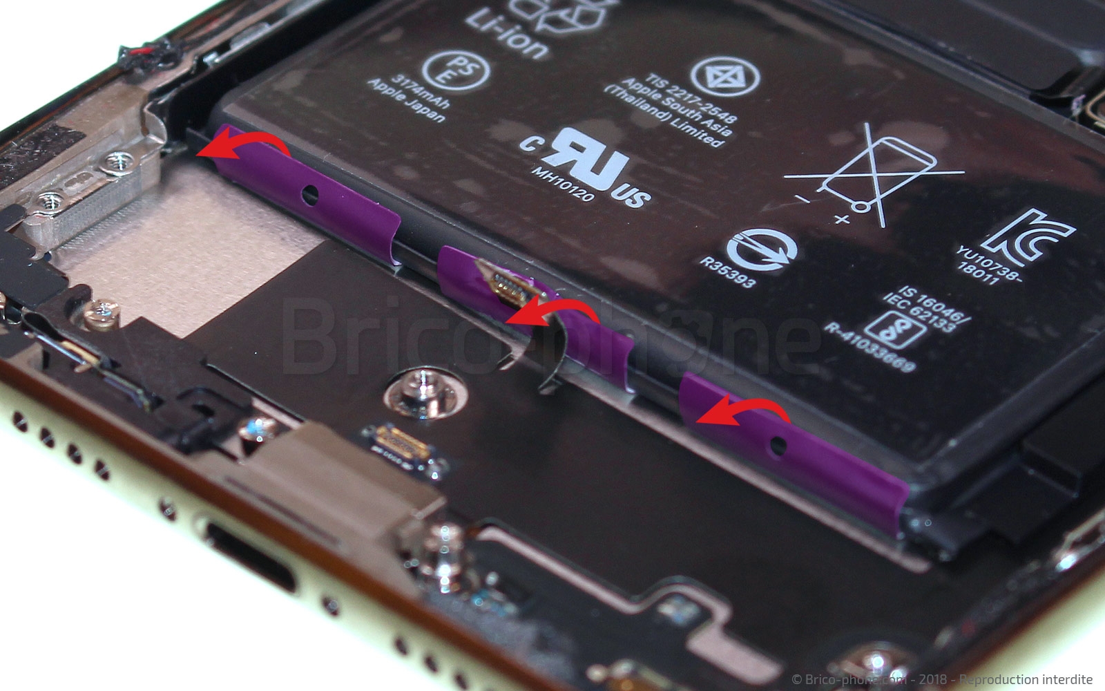 Changement de batterie sur iPhone XS Max photo 1