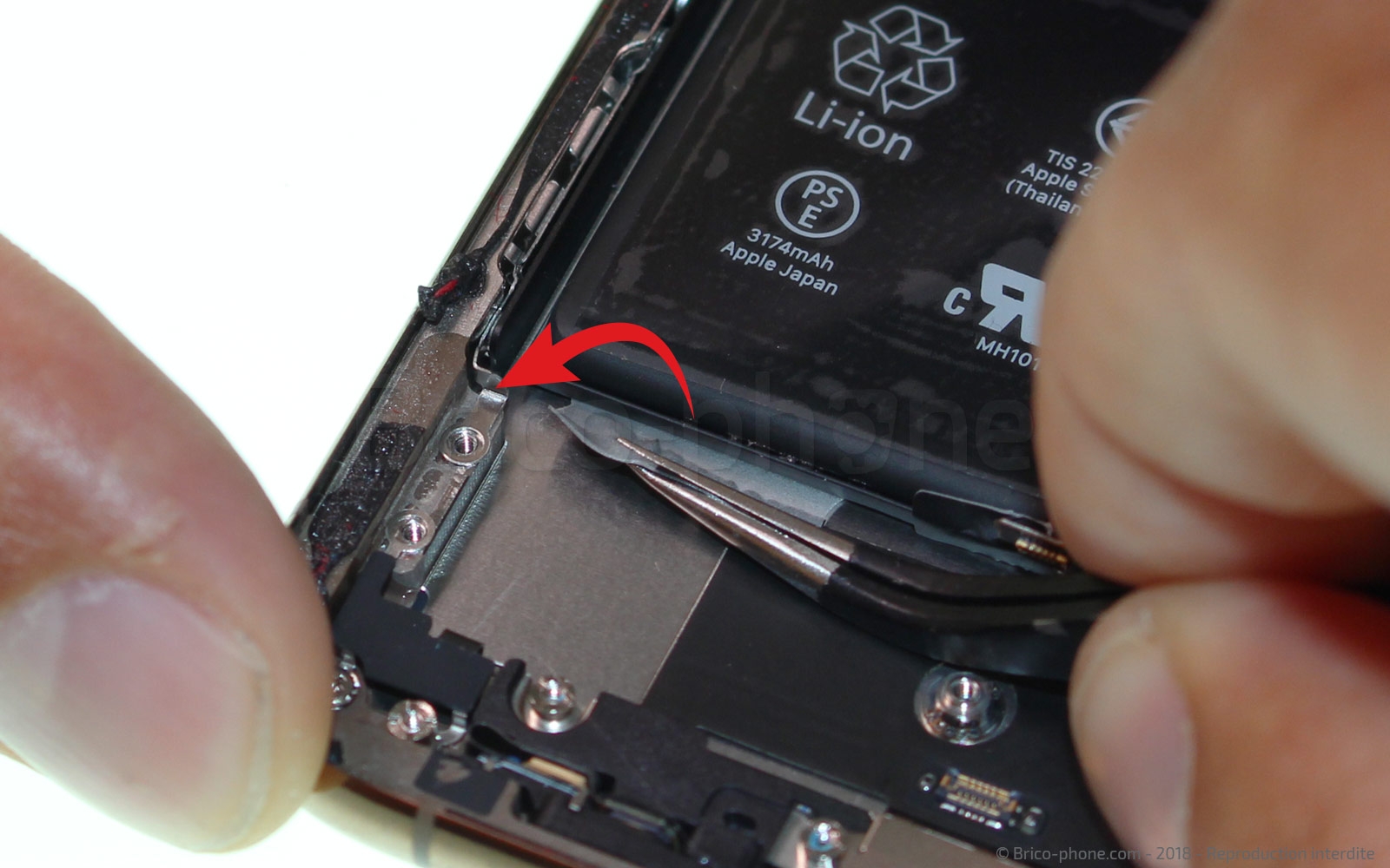 Changement de batterie sur iPhone XS Max photo 2