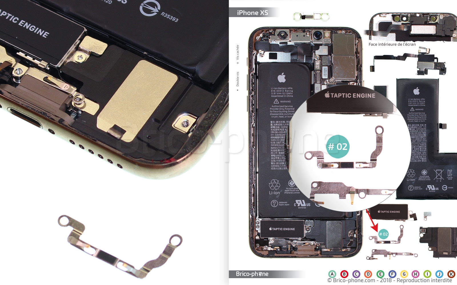 Changement du connecteur de charge sur iPhone XS photo 4
