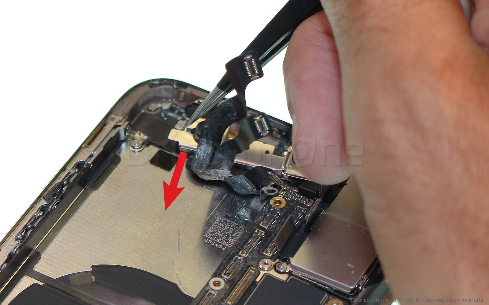 Changement du connecteur de charge sur iPhone XS photo 1