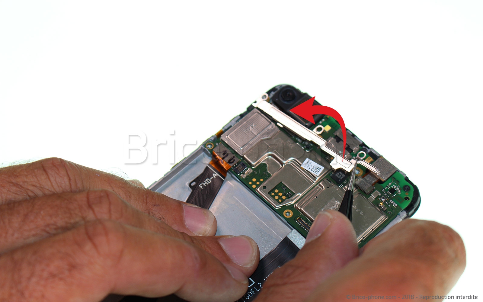 Changement d'écran (vitre+LCD) sur P Smart 2018 photo 2