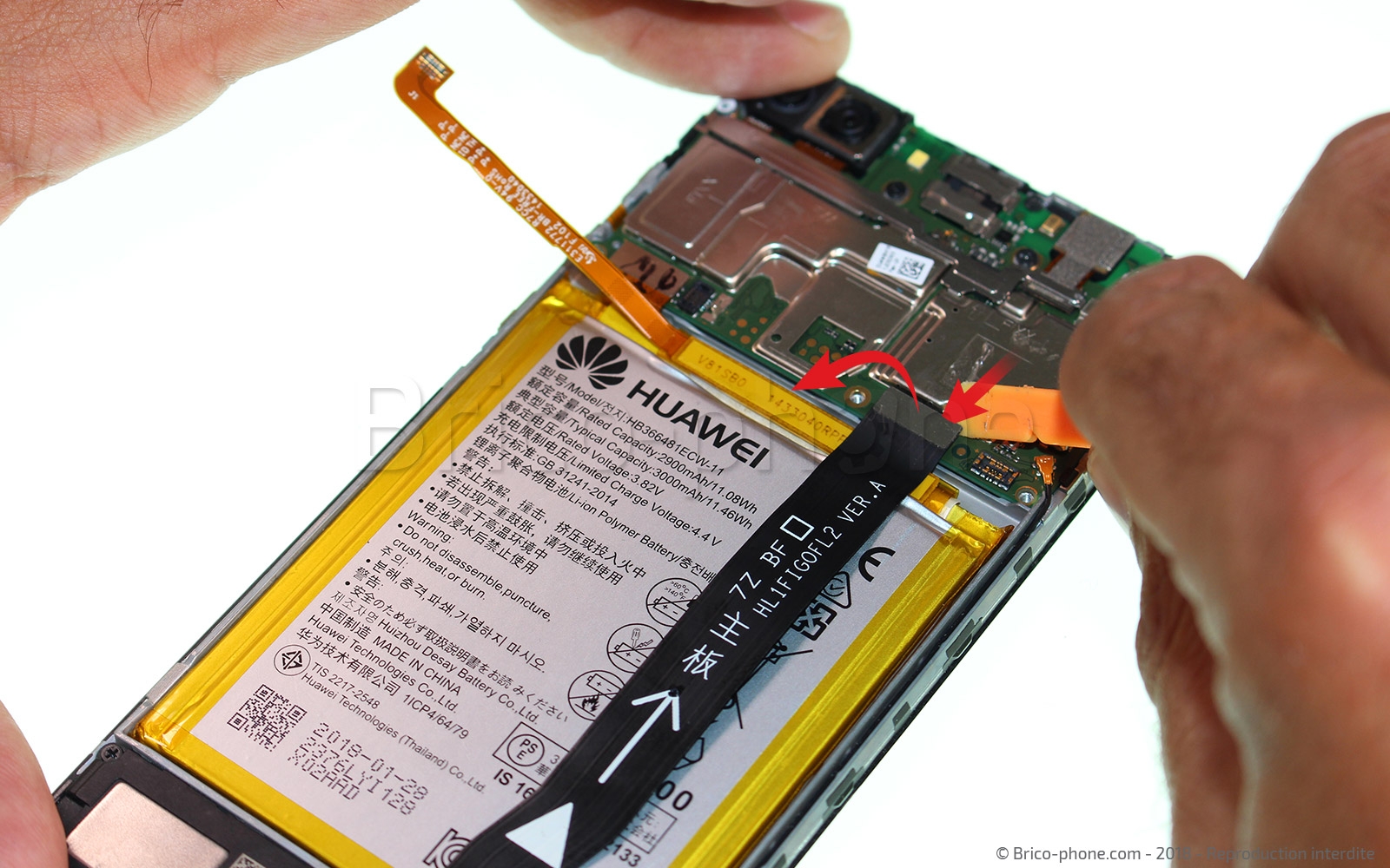 Changement de batterie sur P Smart 2018 photo 1