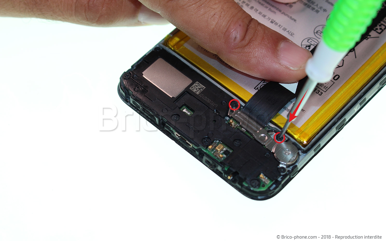 Changement du connecteur de charge sur P Smart 2018 photo 1