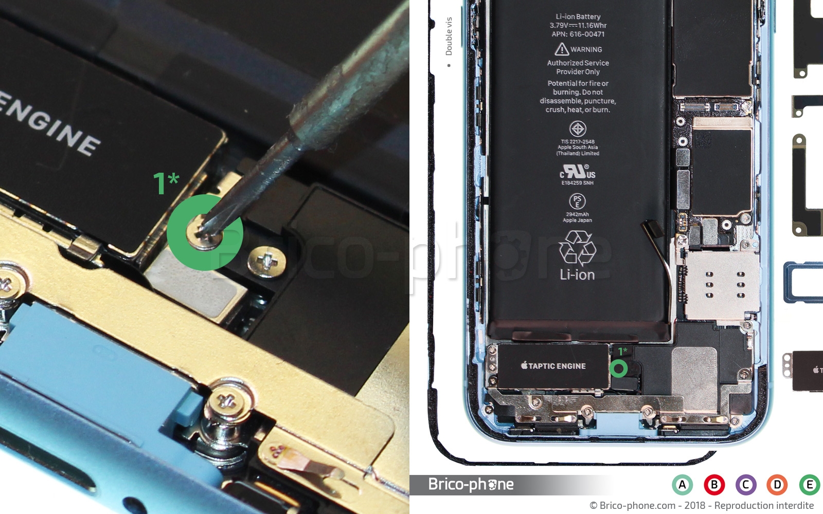 Changement de batterie sur iPhone XR photo 3