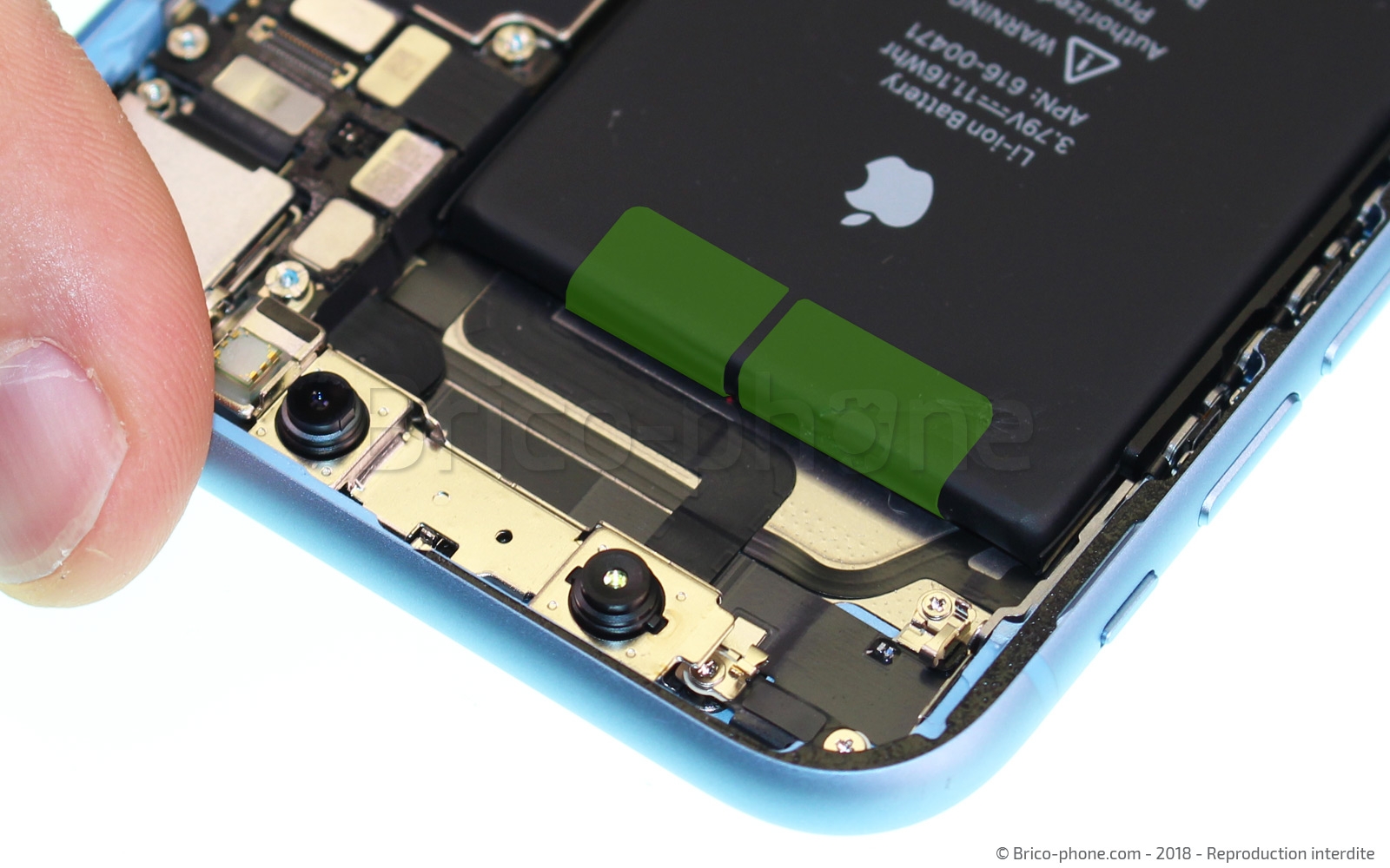 Changement de batterie sur iPhone XR photo 1