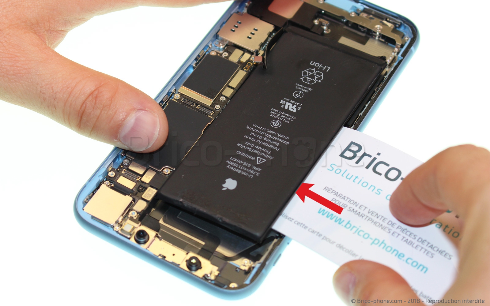 Changement de batterie sur iPhone XR photo 1